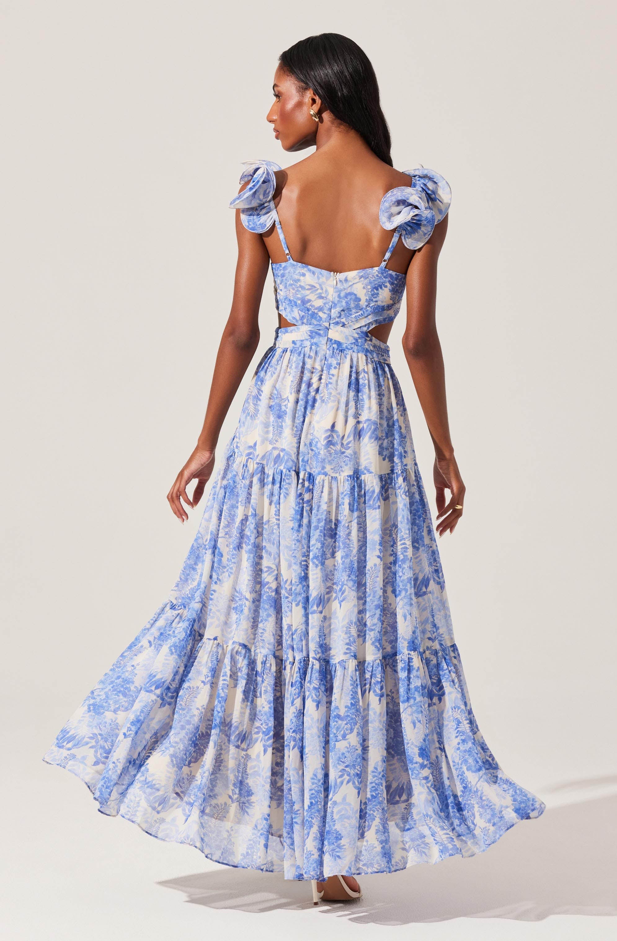 Fritillaria Floral Maxi Dress