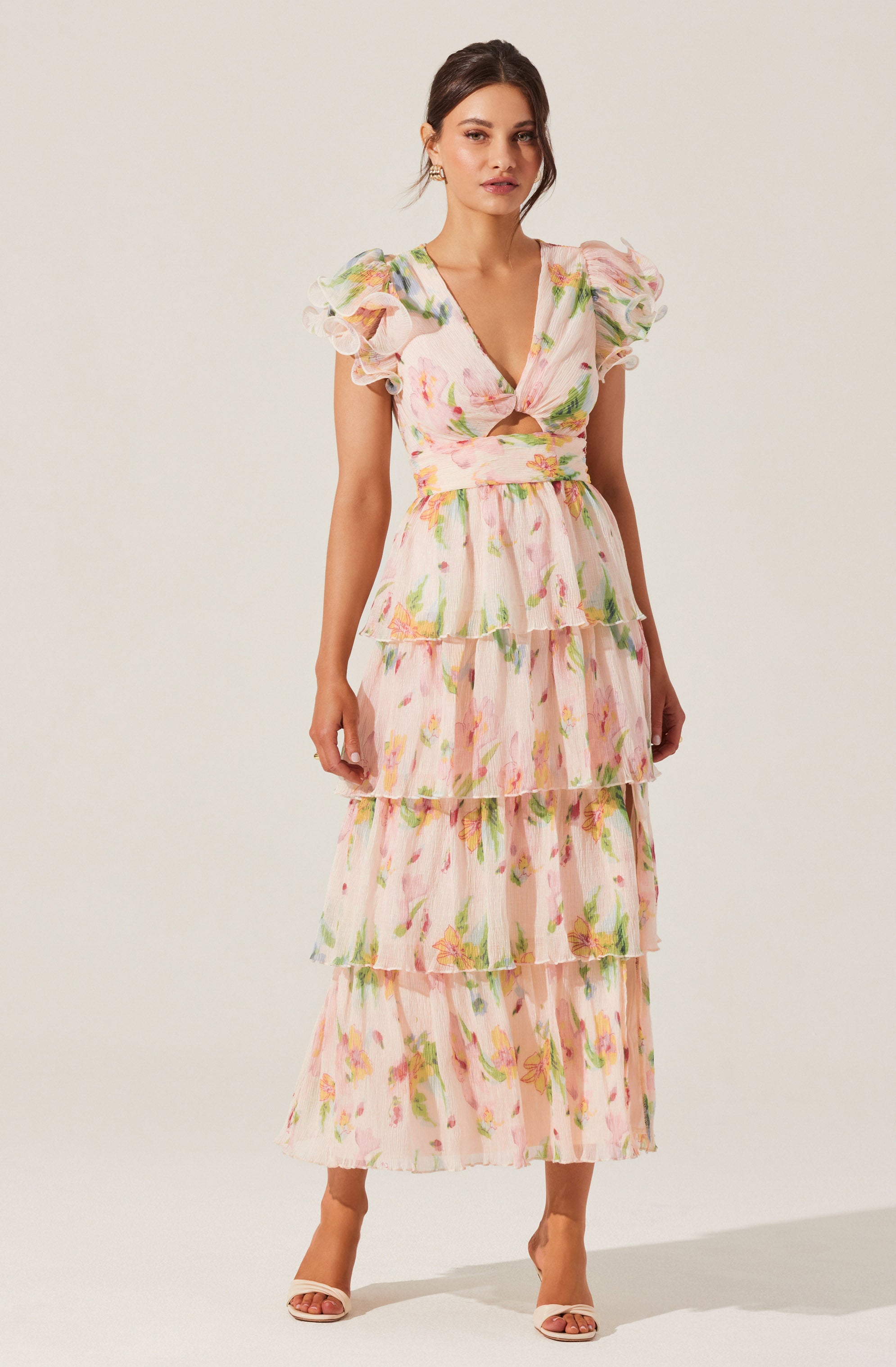 Emporia Floral Tiered Maxi Dress