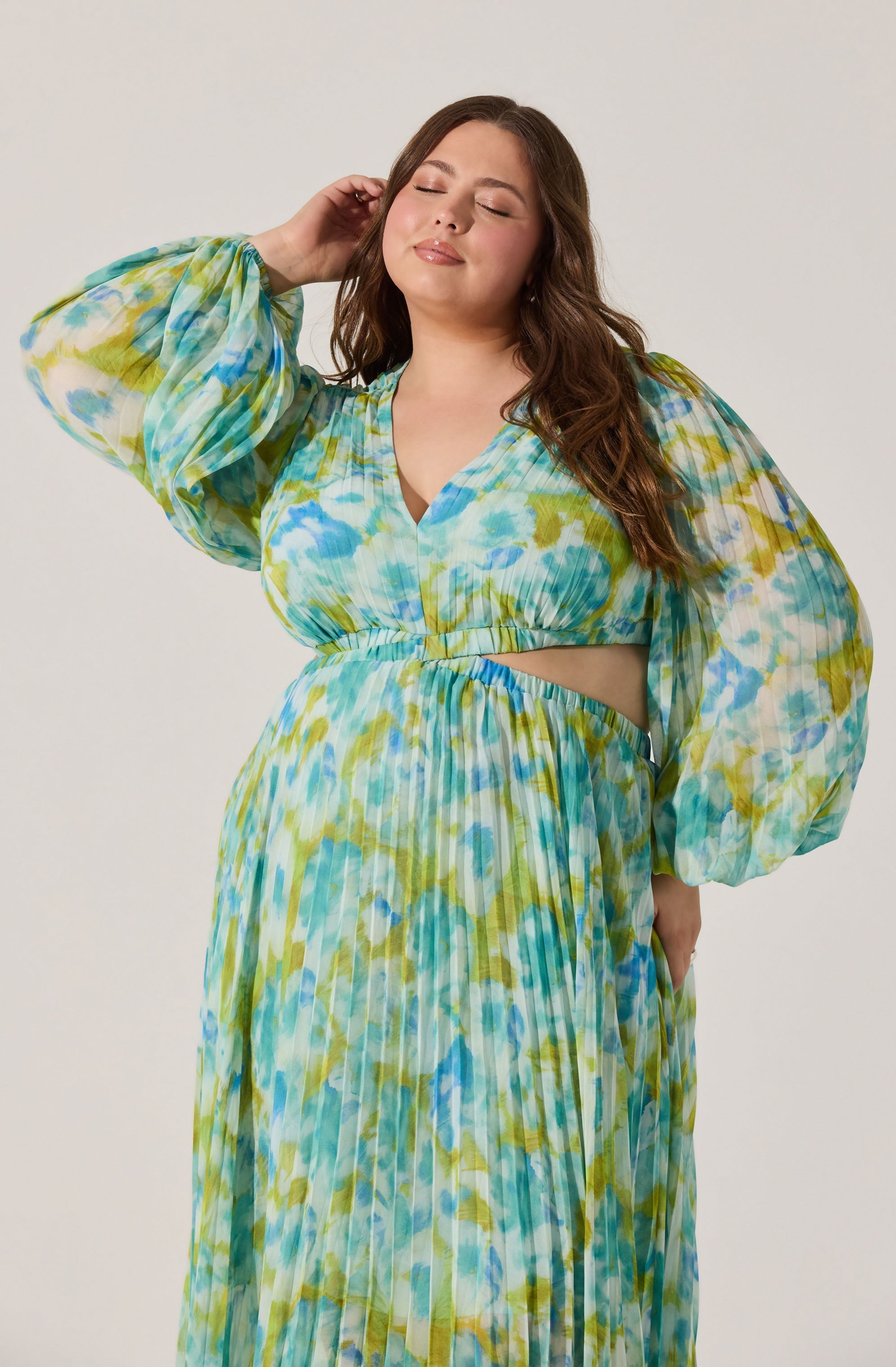 Revery Floral Long Sleeve Maxi Dress