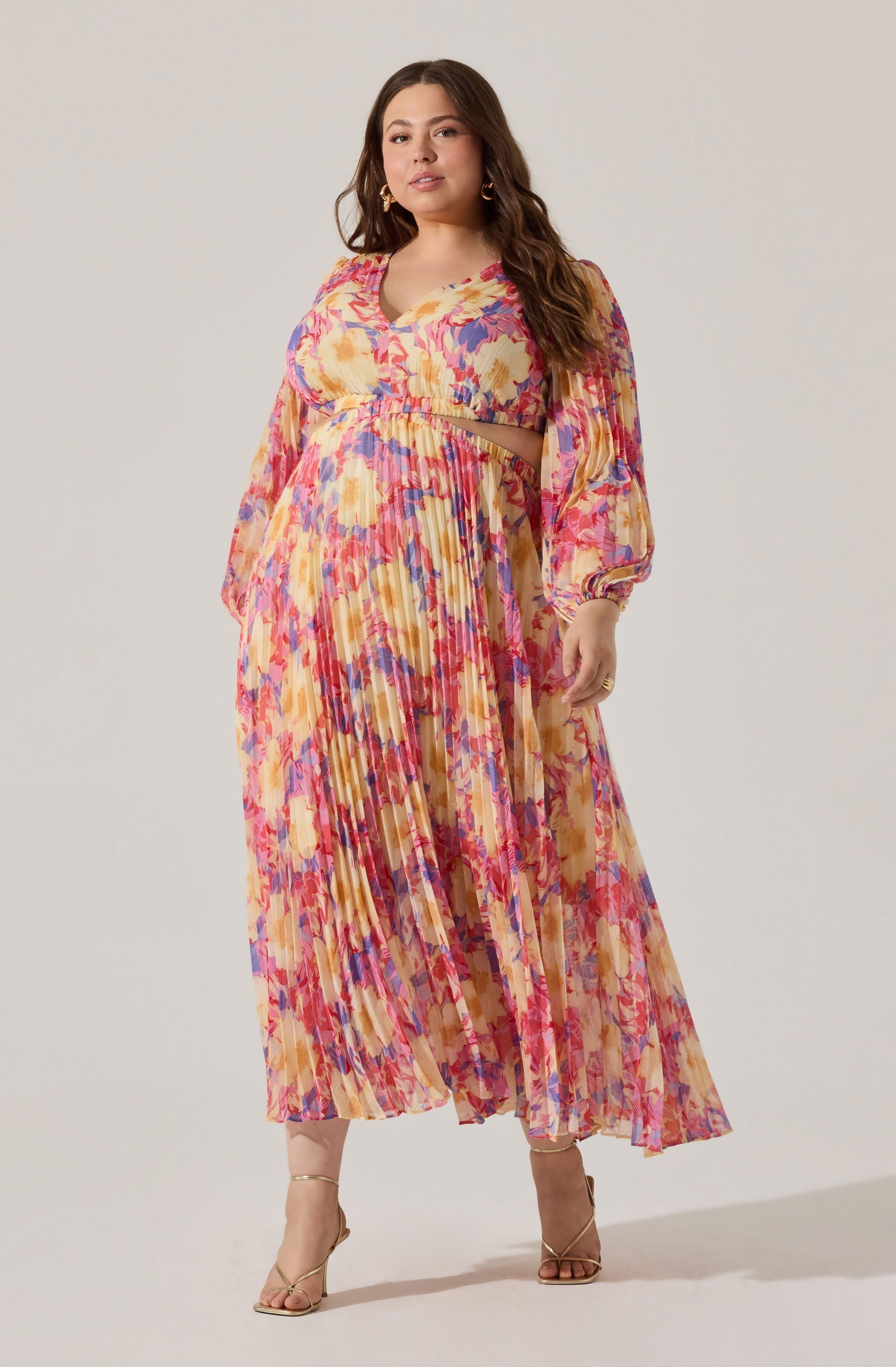 Revery Floral Long Sleeve Maxi Dress