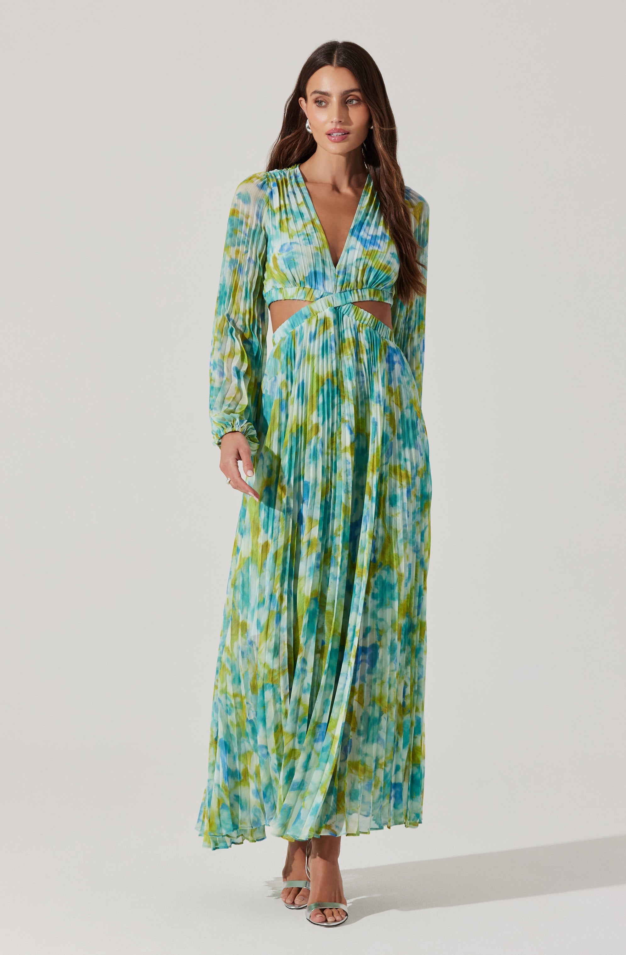 Revery Floral Long Sleeve Maxi Dress
