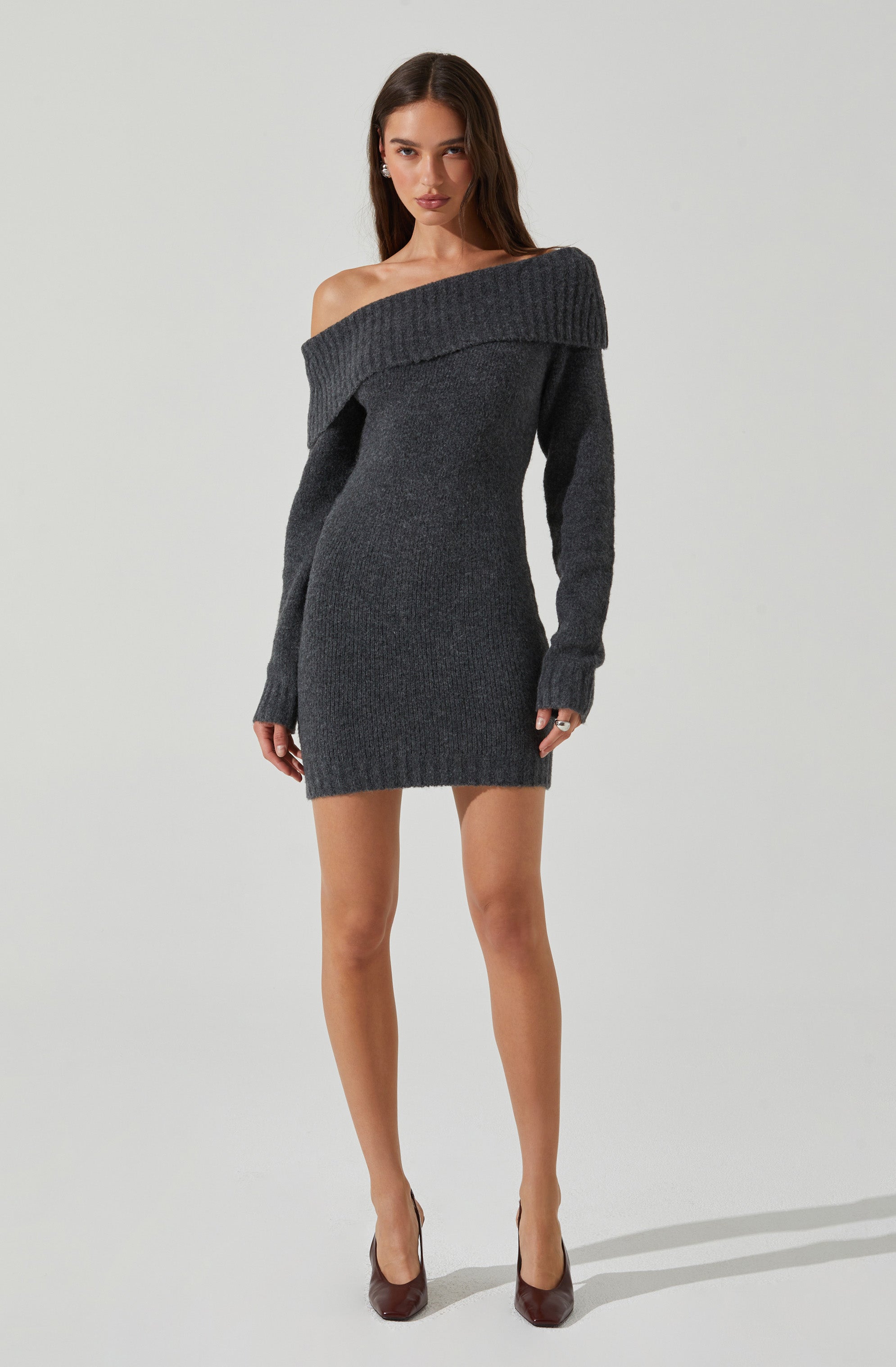 Leya Off Shoulder Sweater Dress