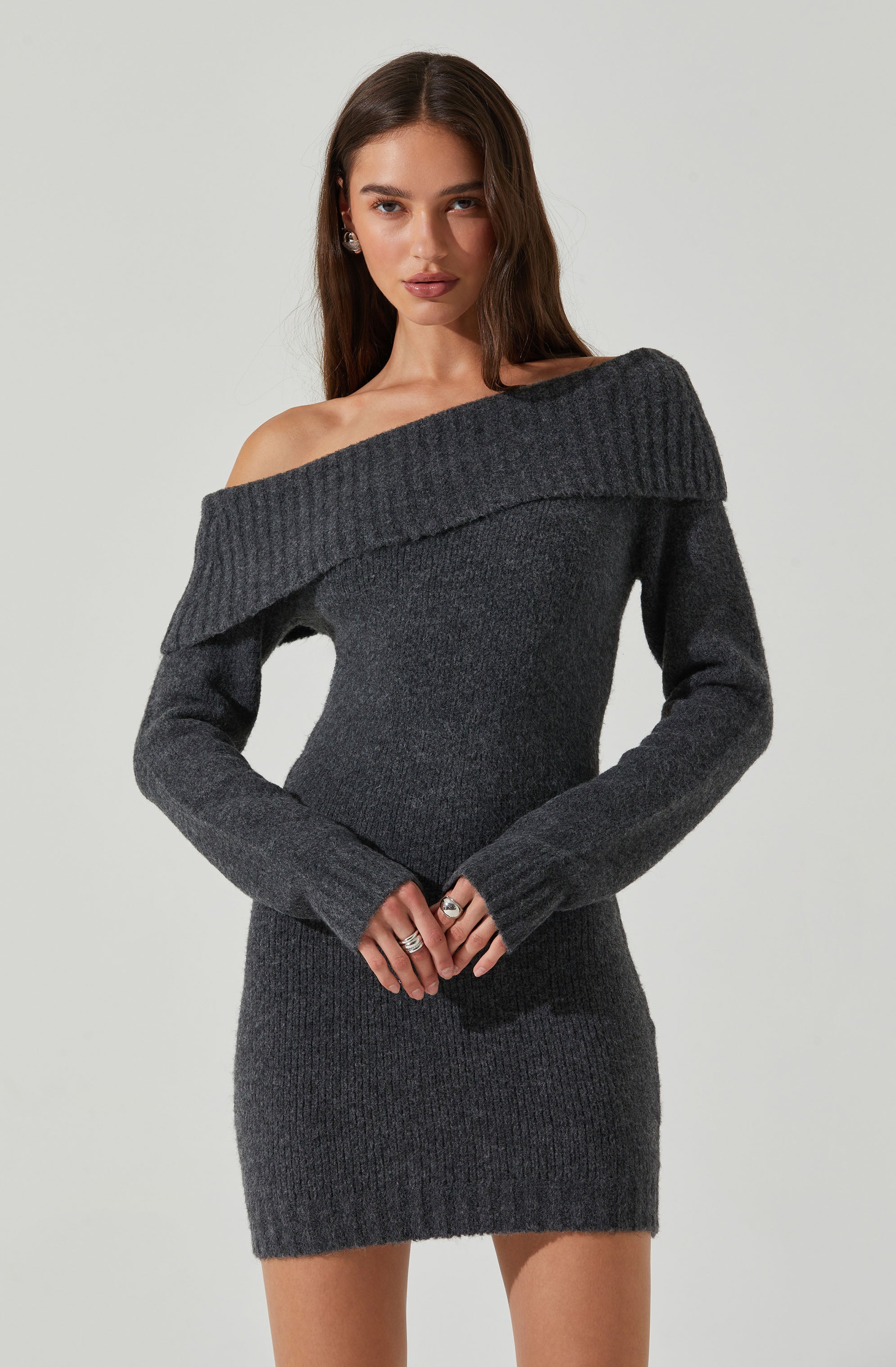 Leya Off Shoulder Sweater Dress