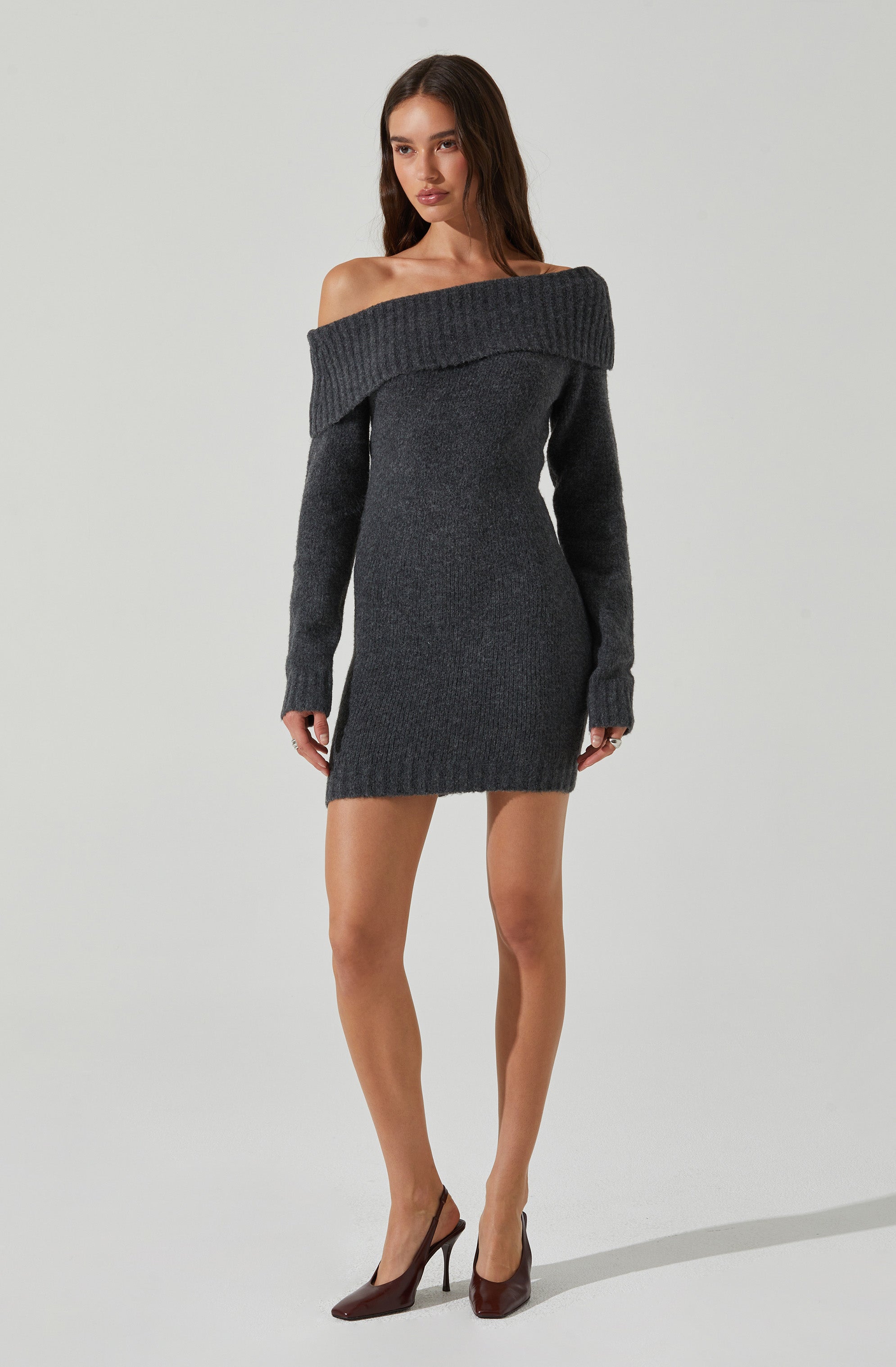 Leya Off Shoulder Sweater Dress