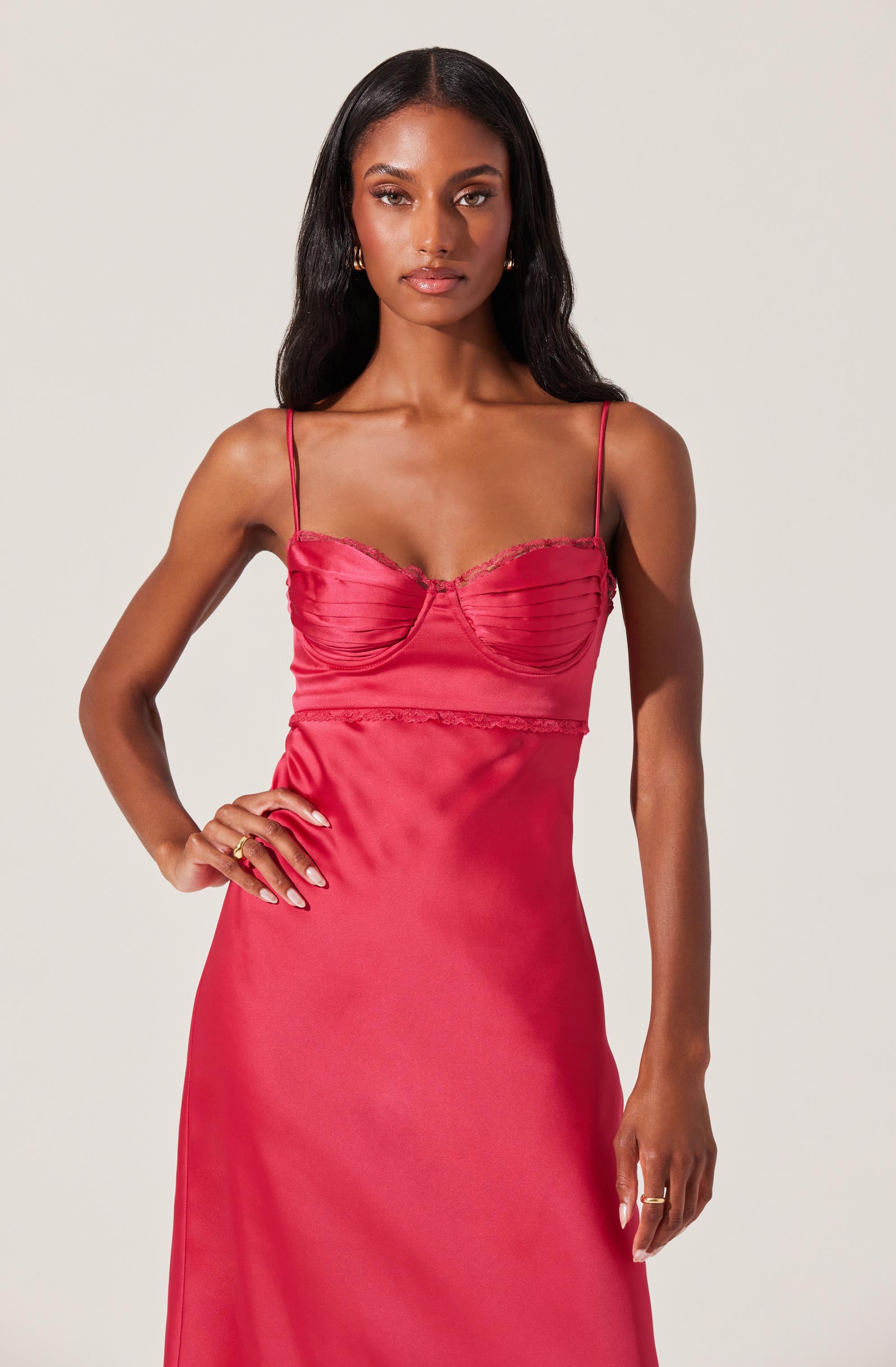 Florianne Satin Maxi Dress