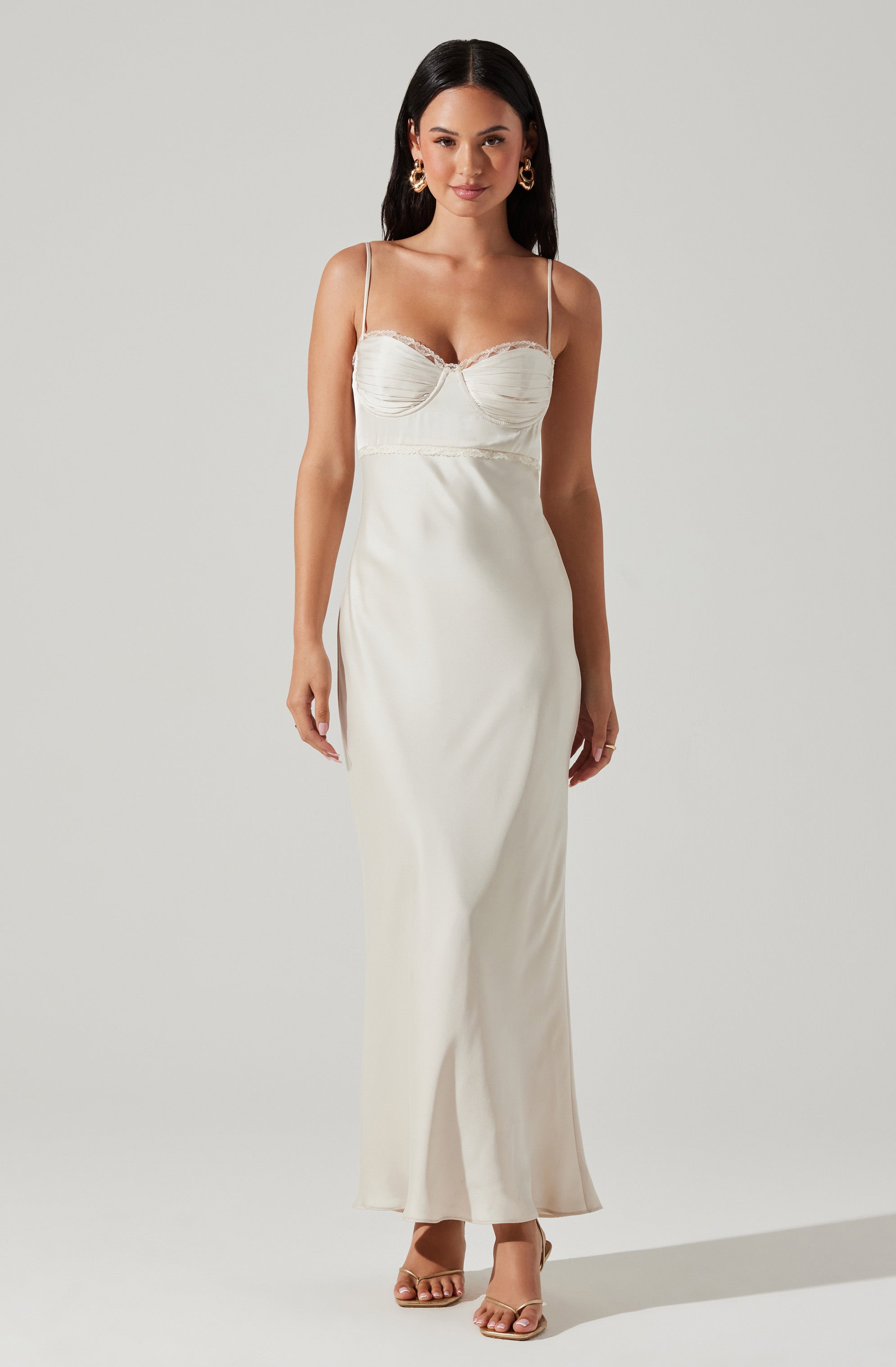 Florianne Satin Maxi Dress