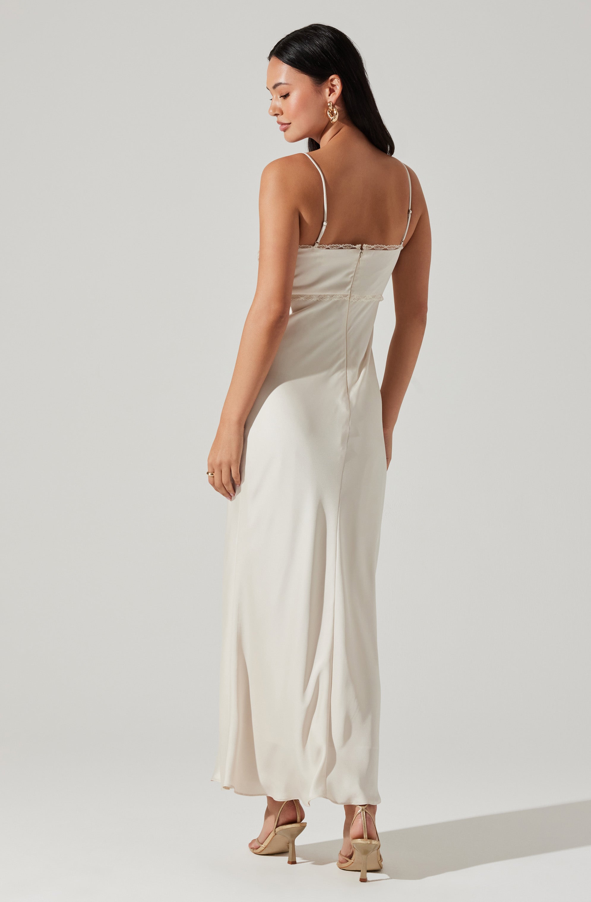 Florianne Satin Maxi Dress