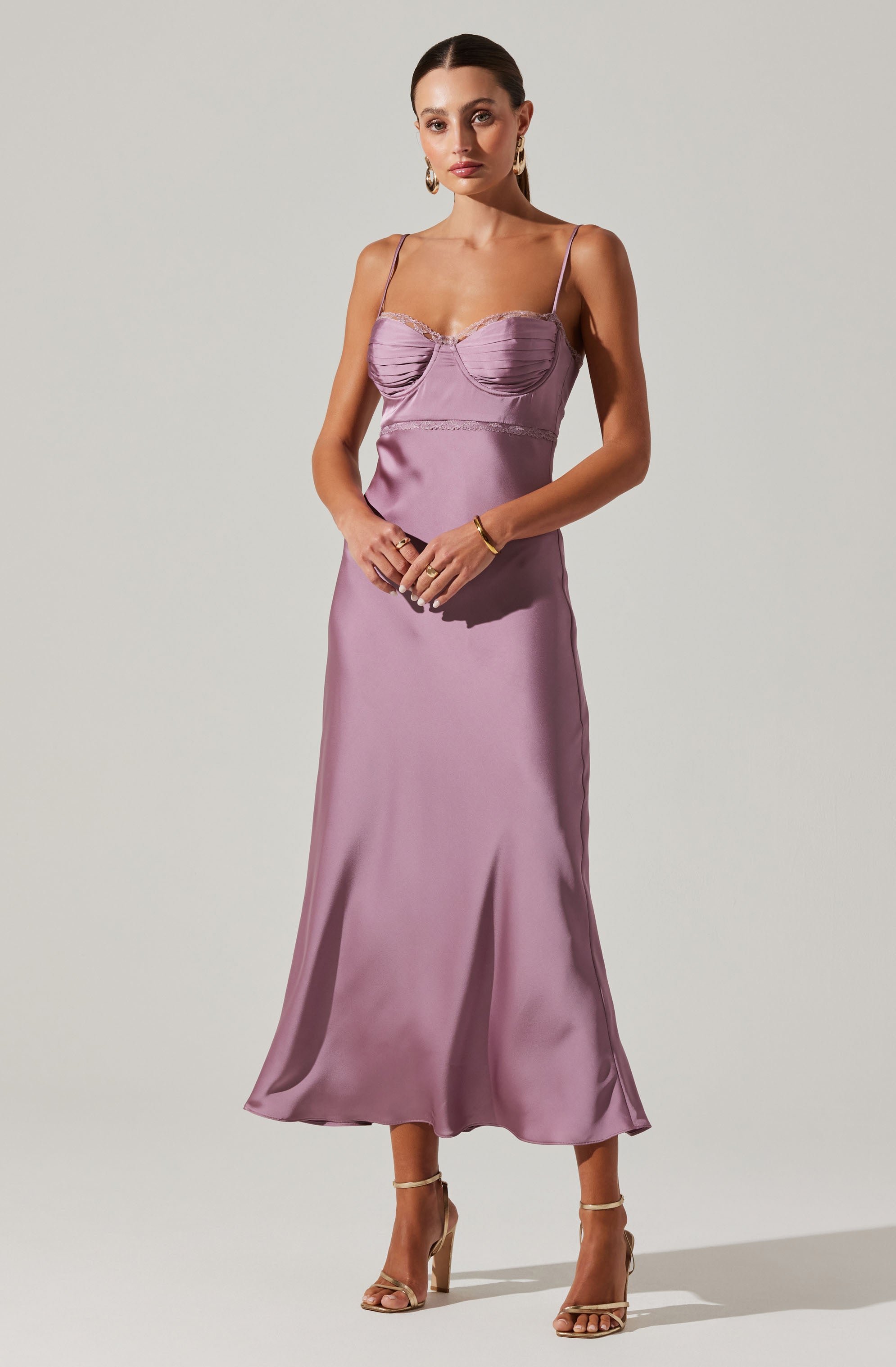 Florianne Satin Maxi Dress