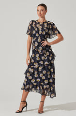 Floramae Floral Midi Dress