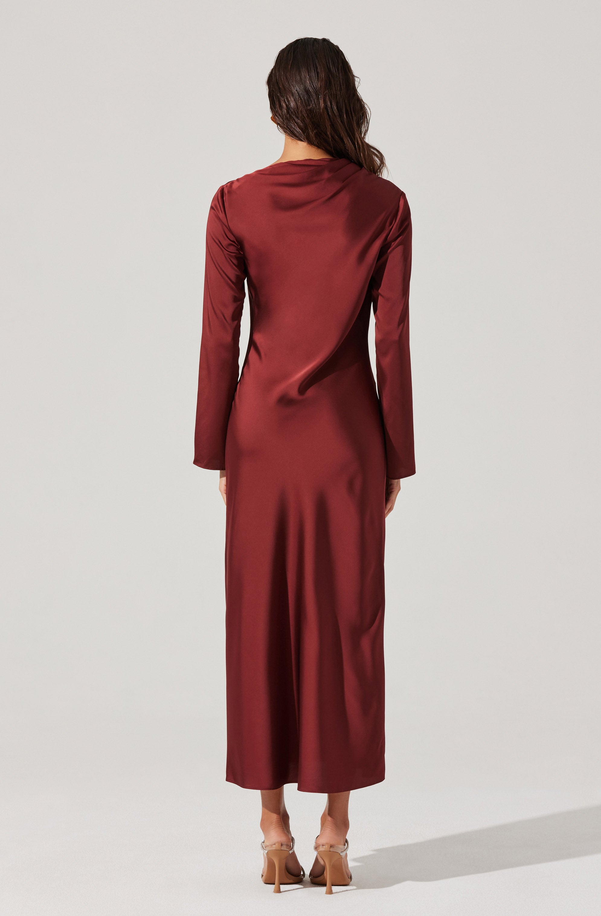 Catriona Satin Maxi Dress