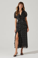 Bennet Polka Dot Midi Dress