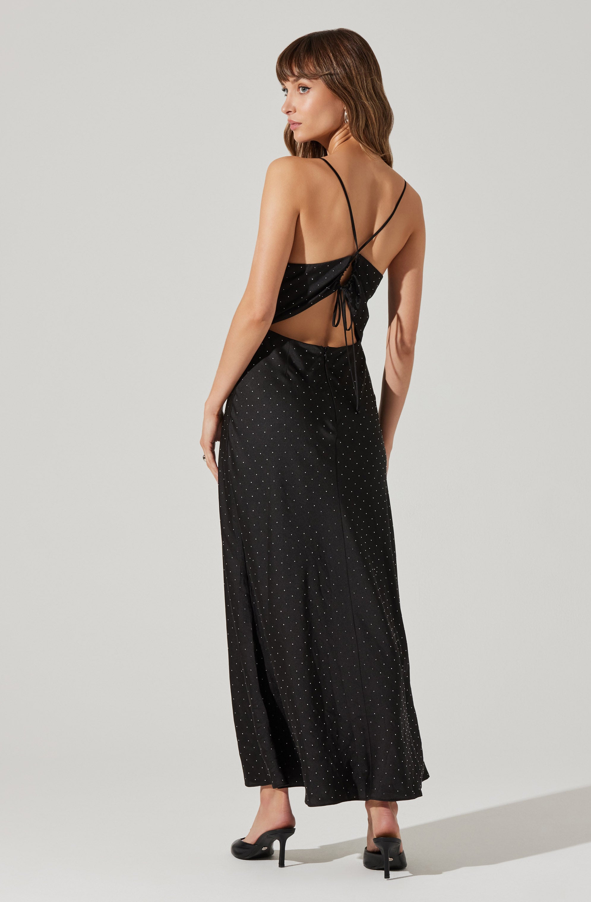 Bonney Rhinestone Maxi Slip Dress