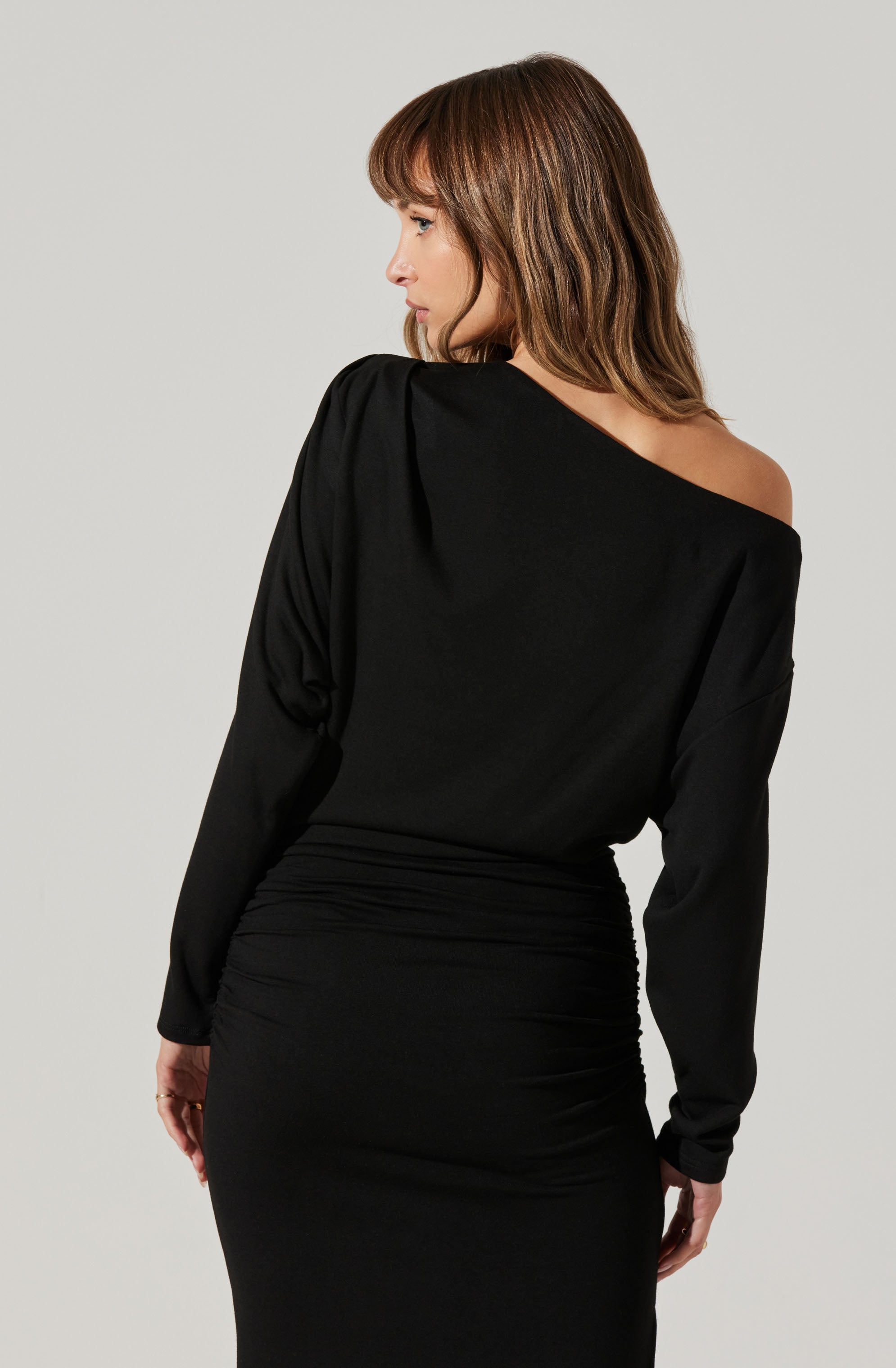 Nary Off Shoulder Midi Dress
