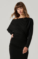 Nary Off Shoulder Midi Dress