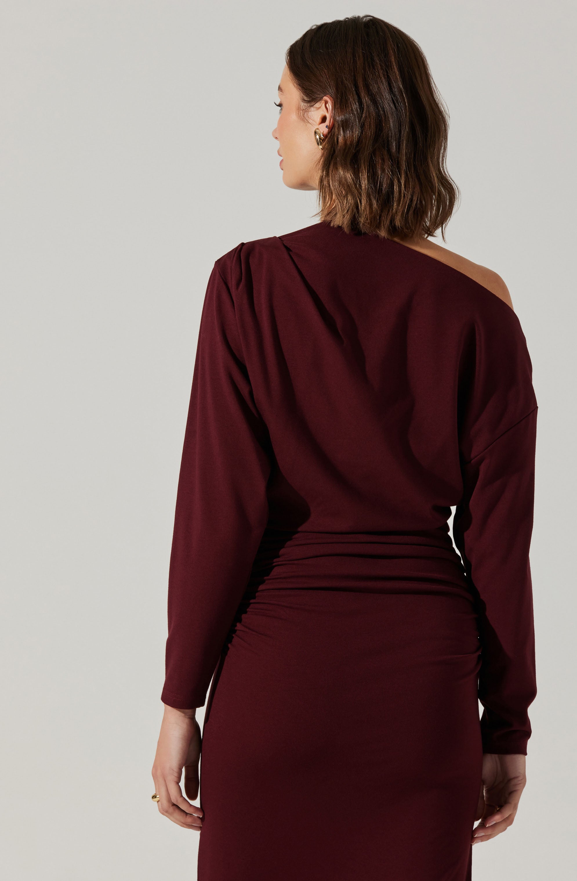 Nary Off Shoulder Midi Dress