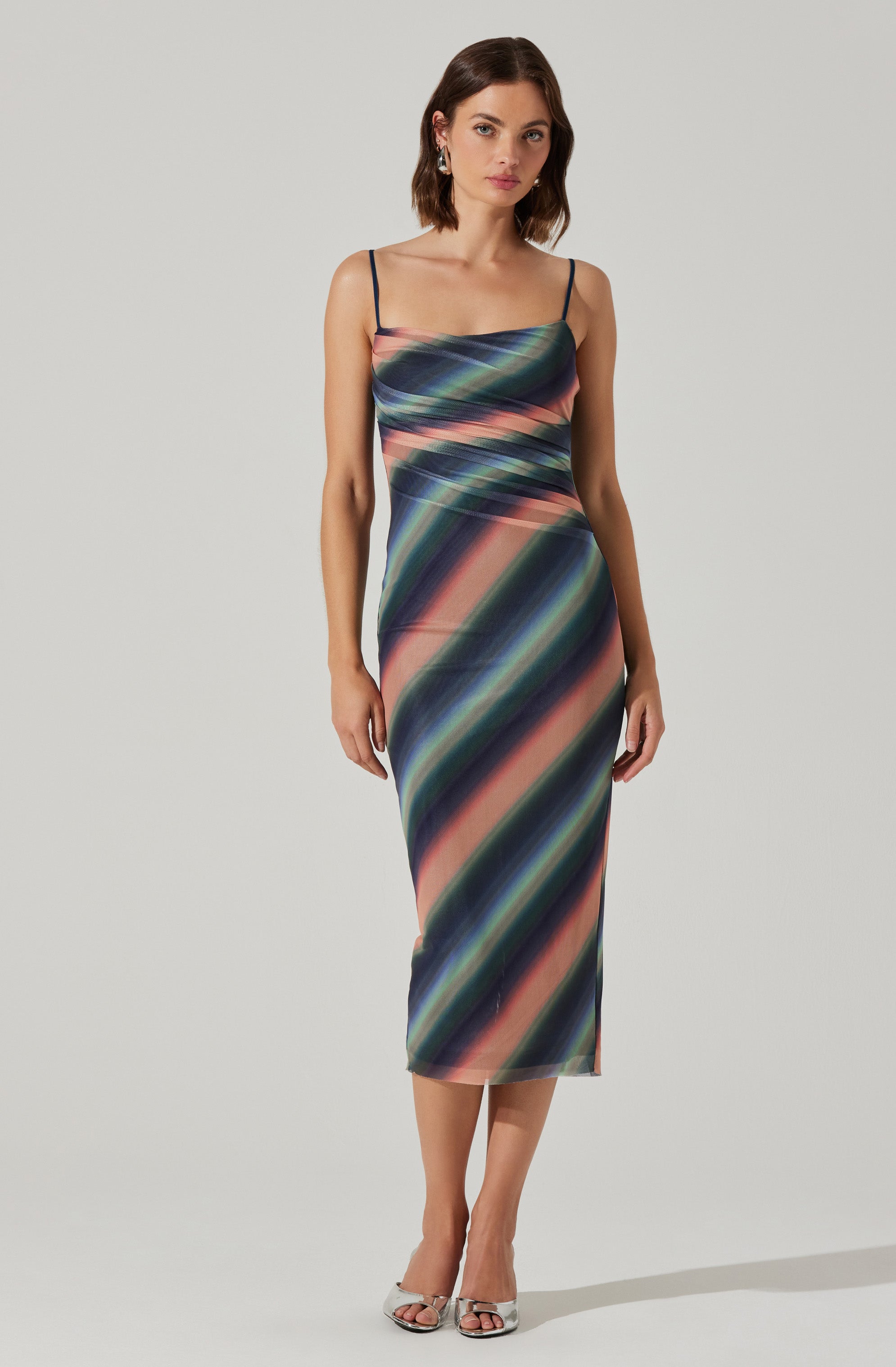 Synne Mesh Midi Dress