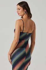 Synne Mesh Midi Dress