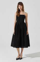 Avani Textured Midi Dress