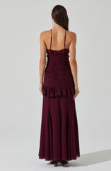 Sandora Ruffle Detail Maxi Dress
