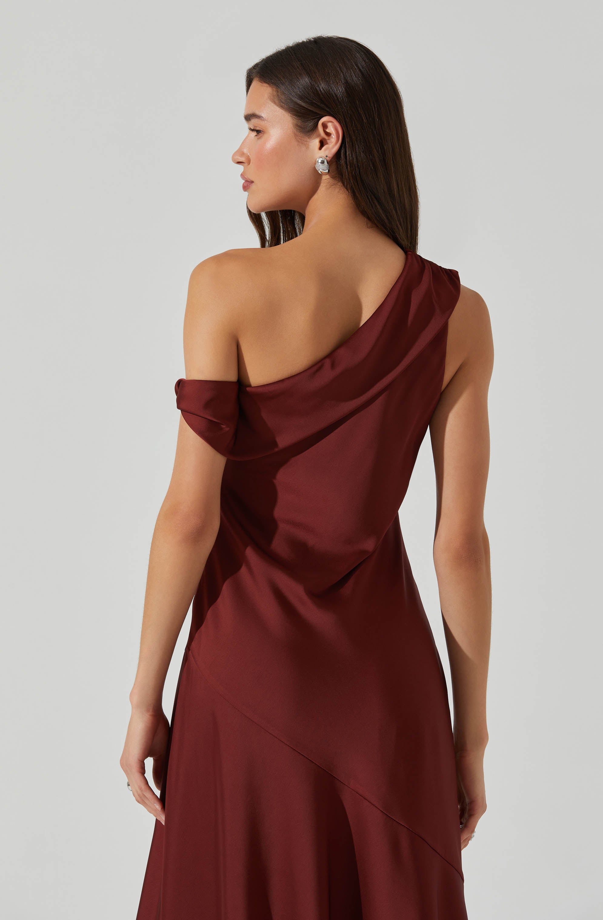 Orissa Satin Off Shoulder Dress