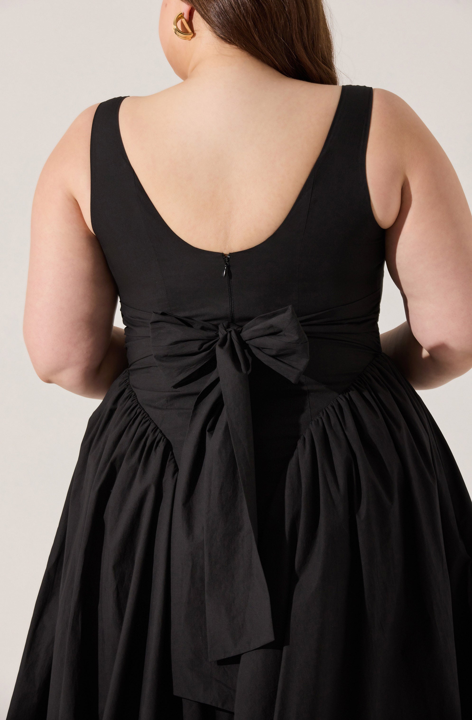 Vinya Poplin Drop Waist Dress