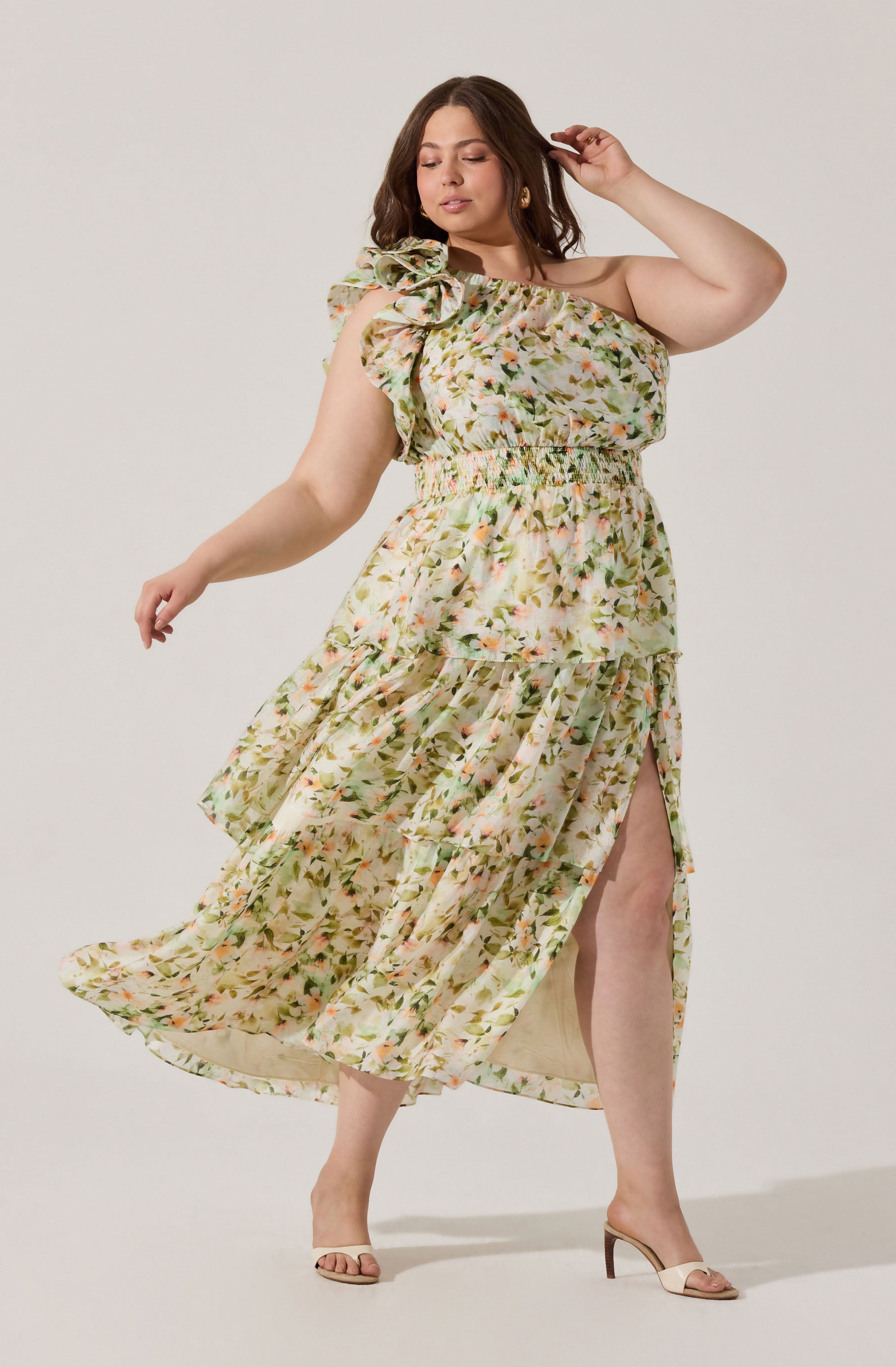 Imelda One Shoulder Maxi Dress