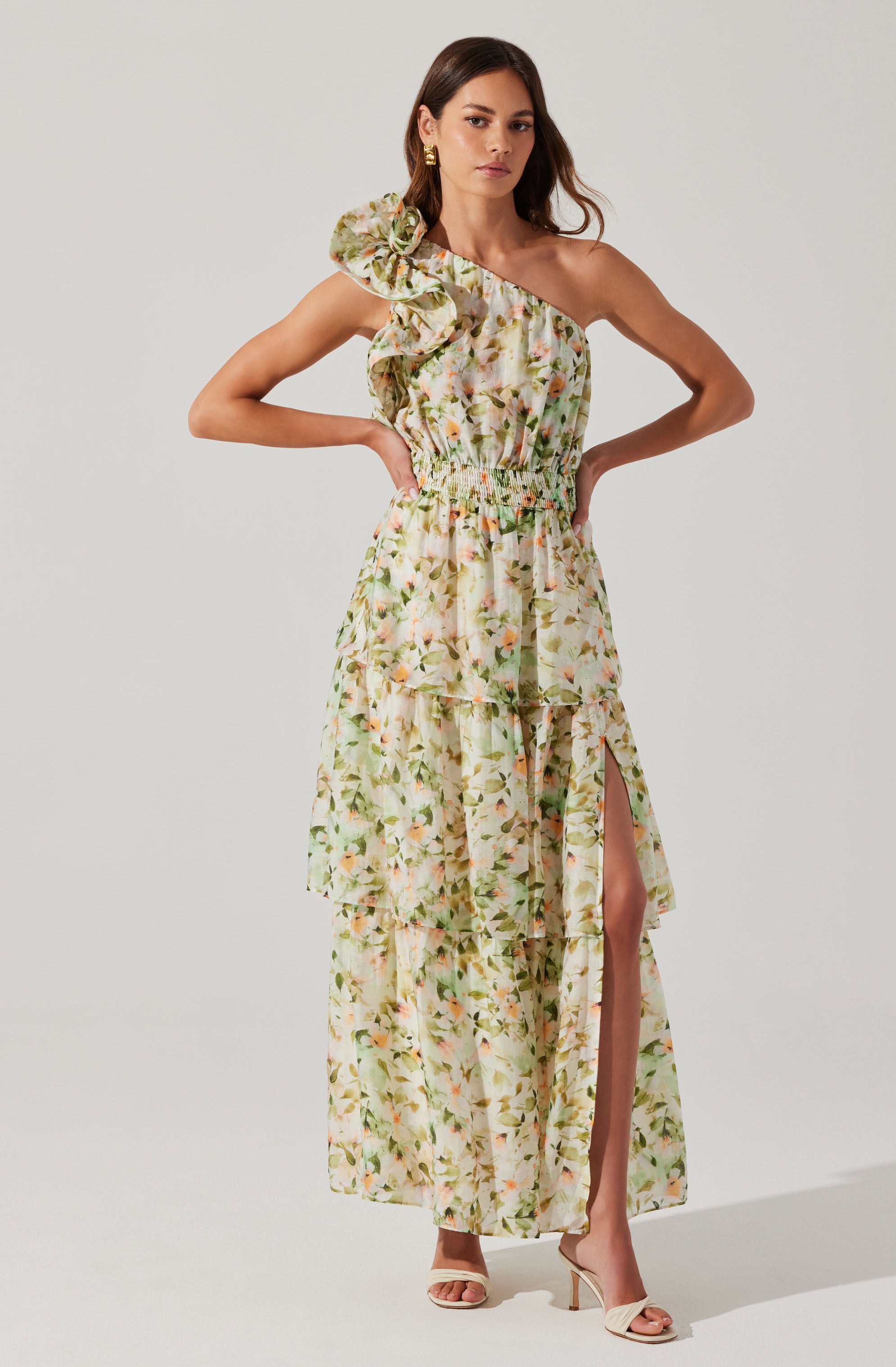 Imelda One Shoulder Maxi Dress