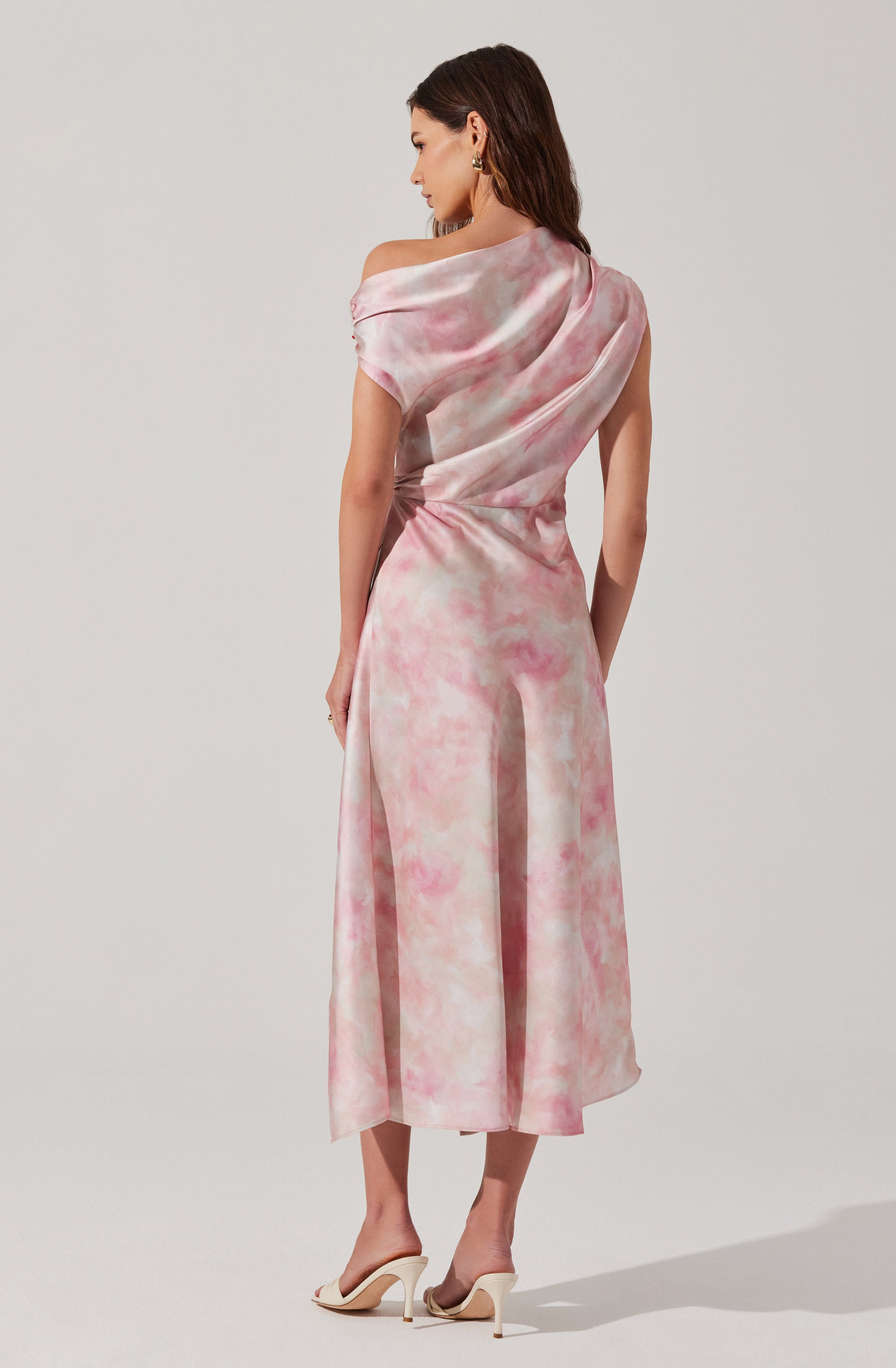 Mairyn Tie Dye Satin Dress