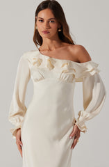 Coraline Satin Midi Dress