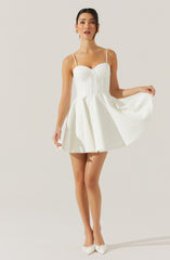 Fenna Textured Corset Mini Dress