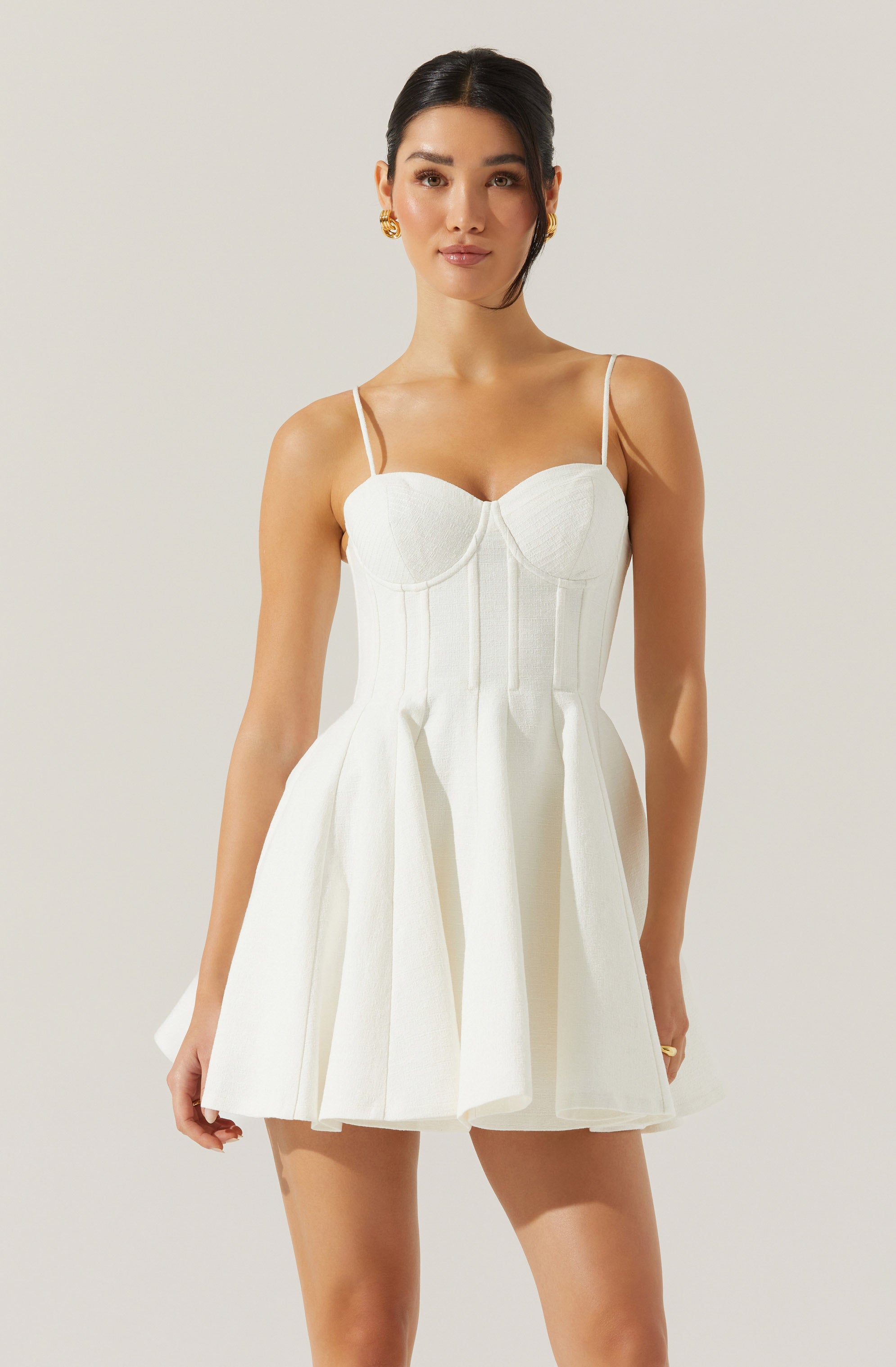 Fenna Textured Corset Mini Dress