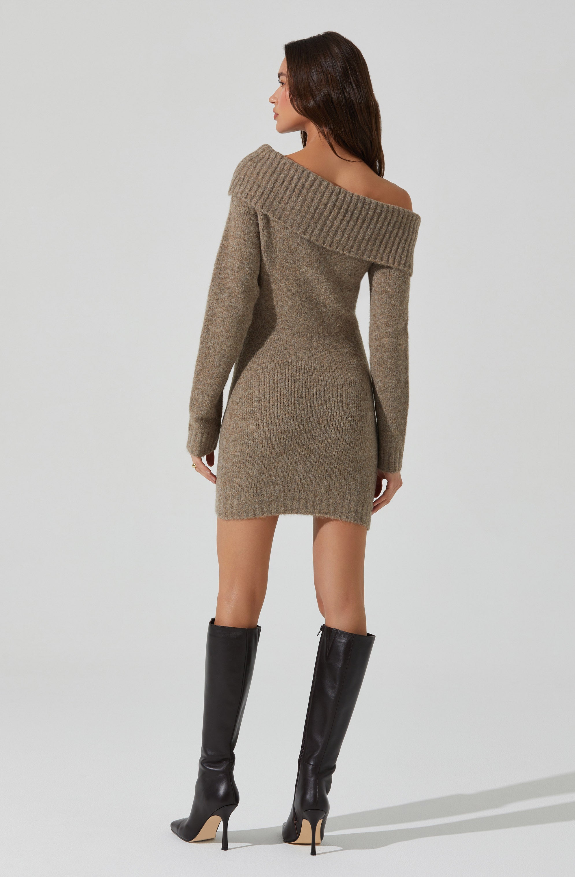 Leya Off Shoulder Sweater Dress