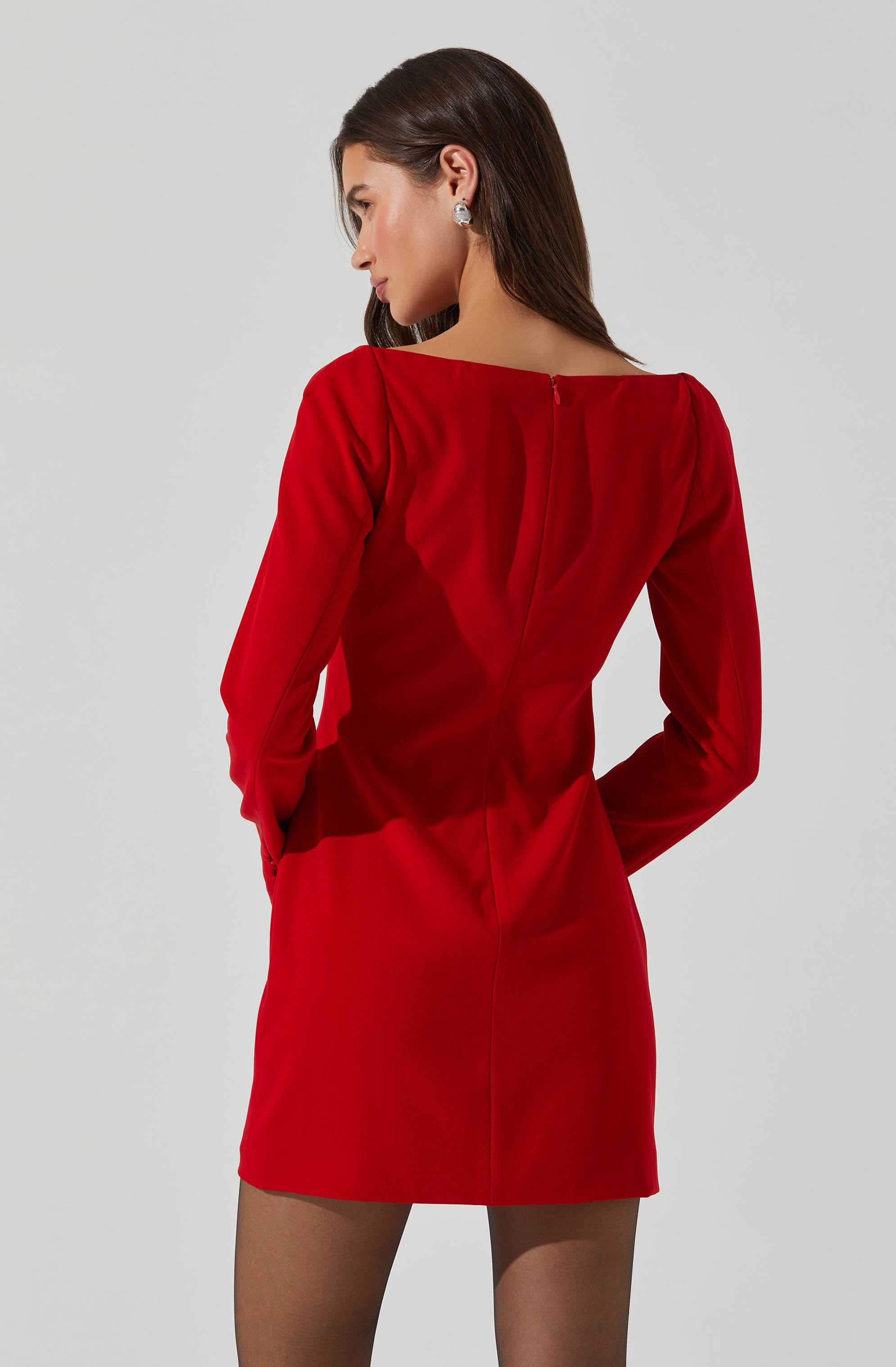 Calanthe Square Neck Mini Dress