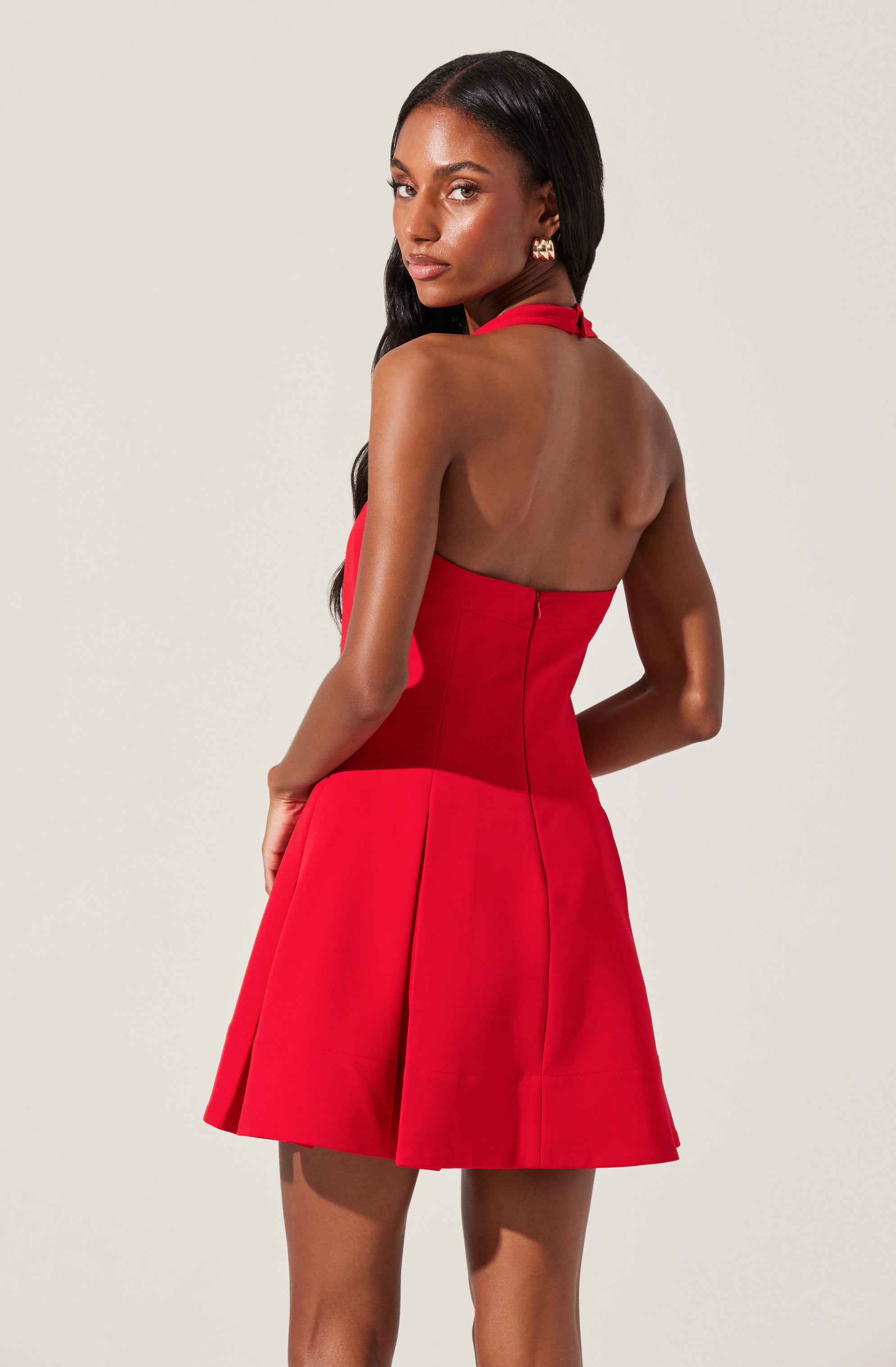 Lilibeth Halter Neck Mini Dress