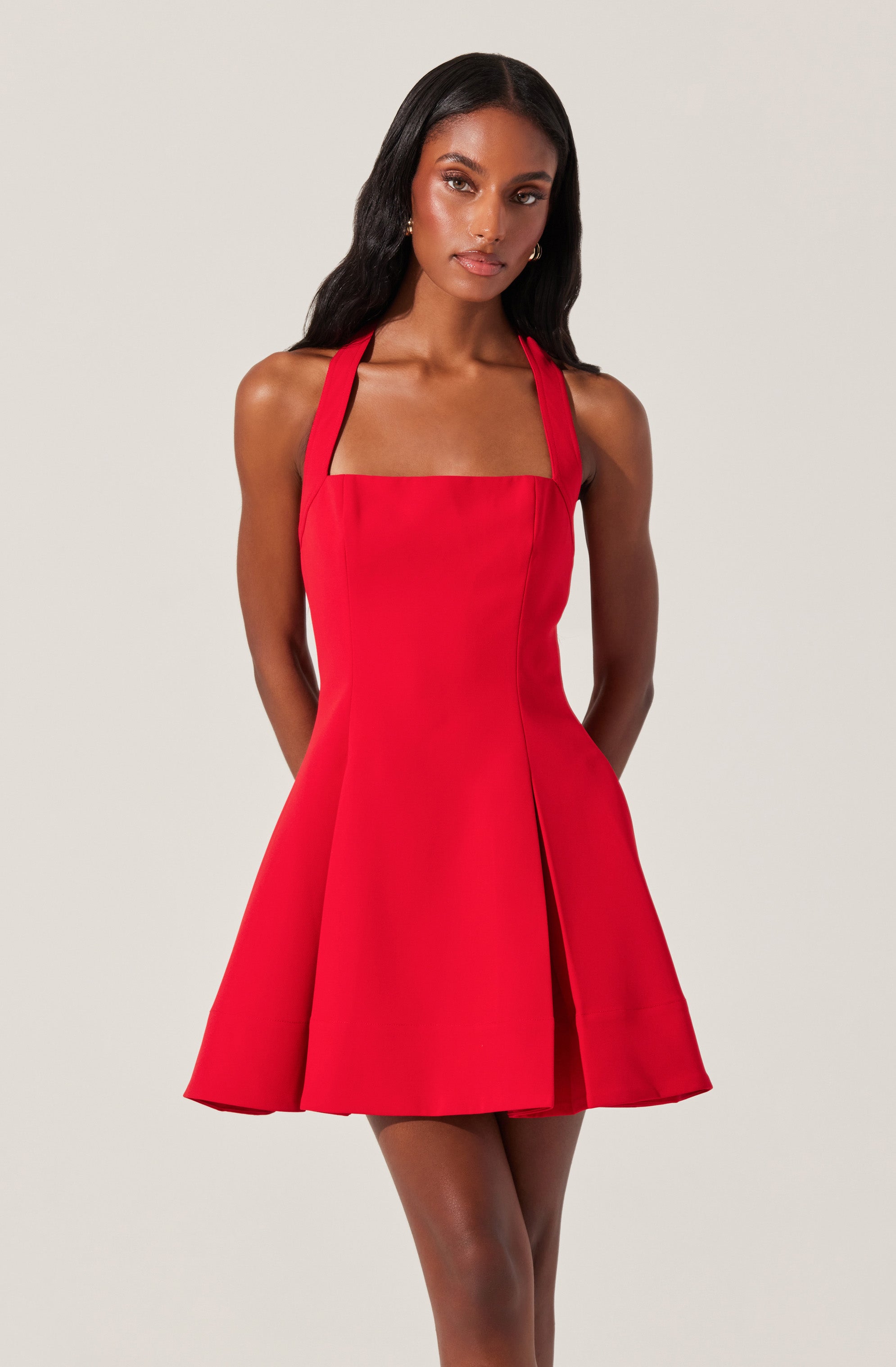 Lilibeth Halter Neck Mini Dress