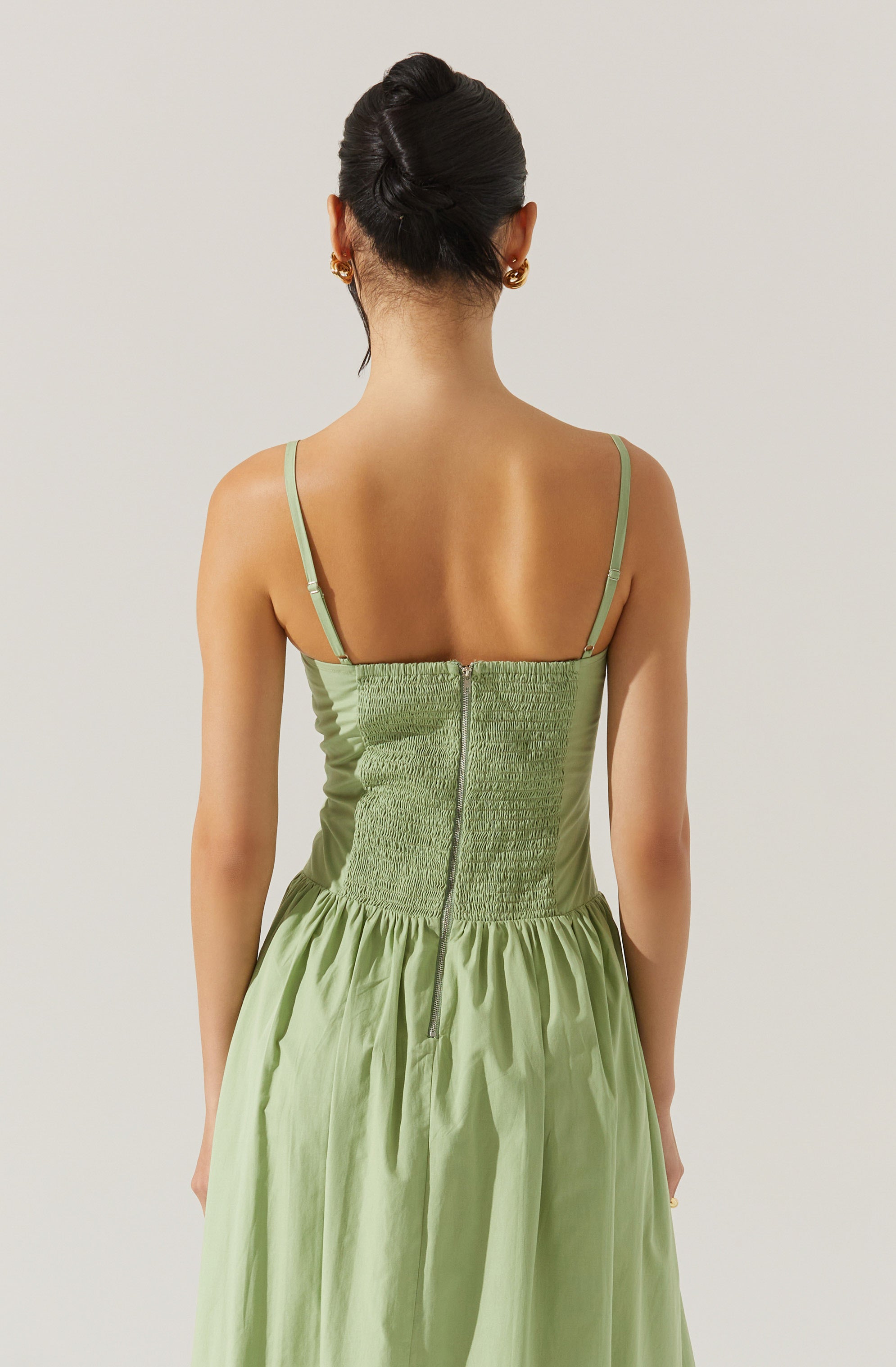 Nathalia Eyelet Midi Dress