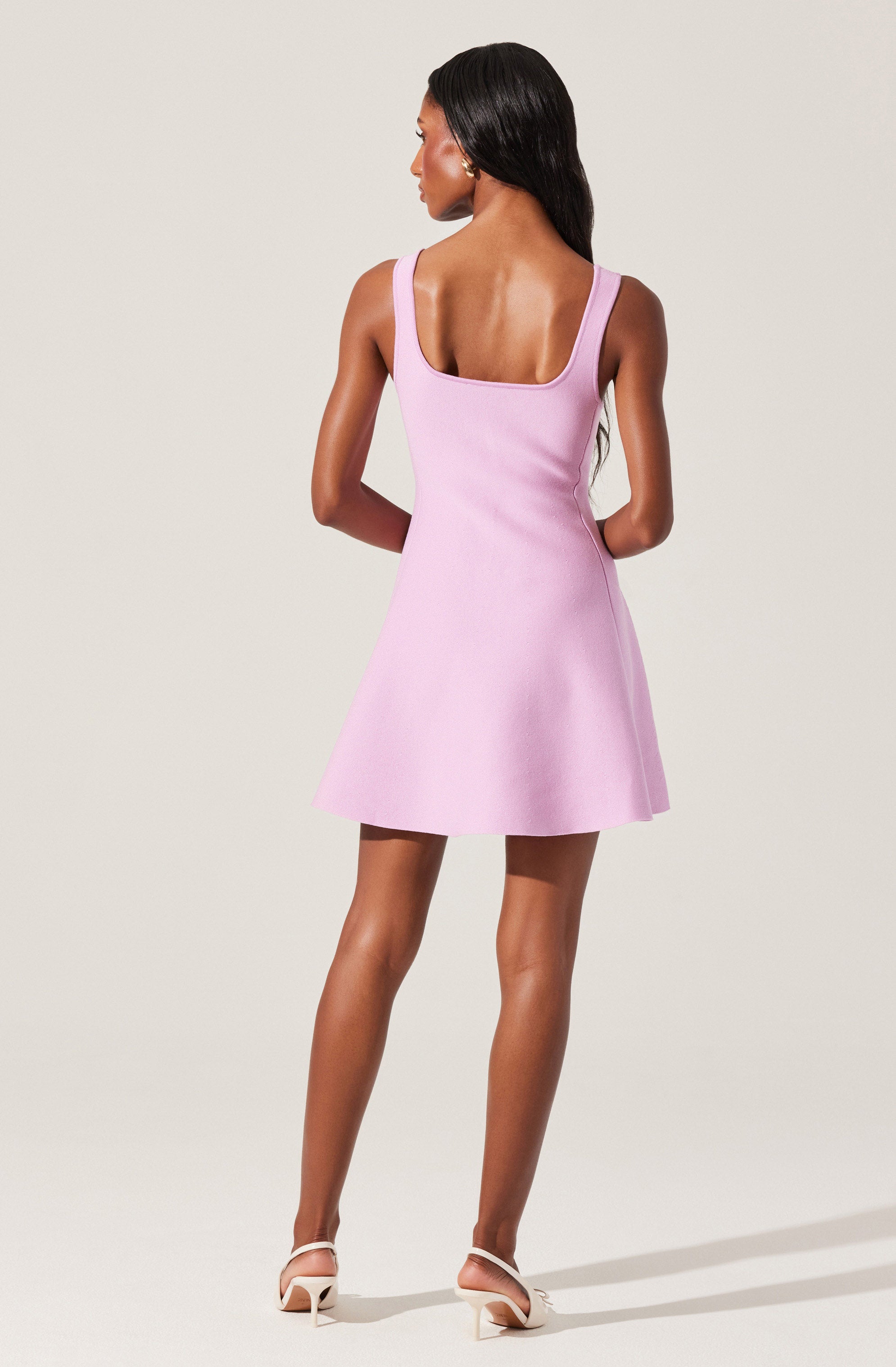 Lucile Mini Sweater Skater Dress