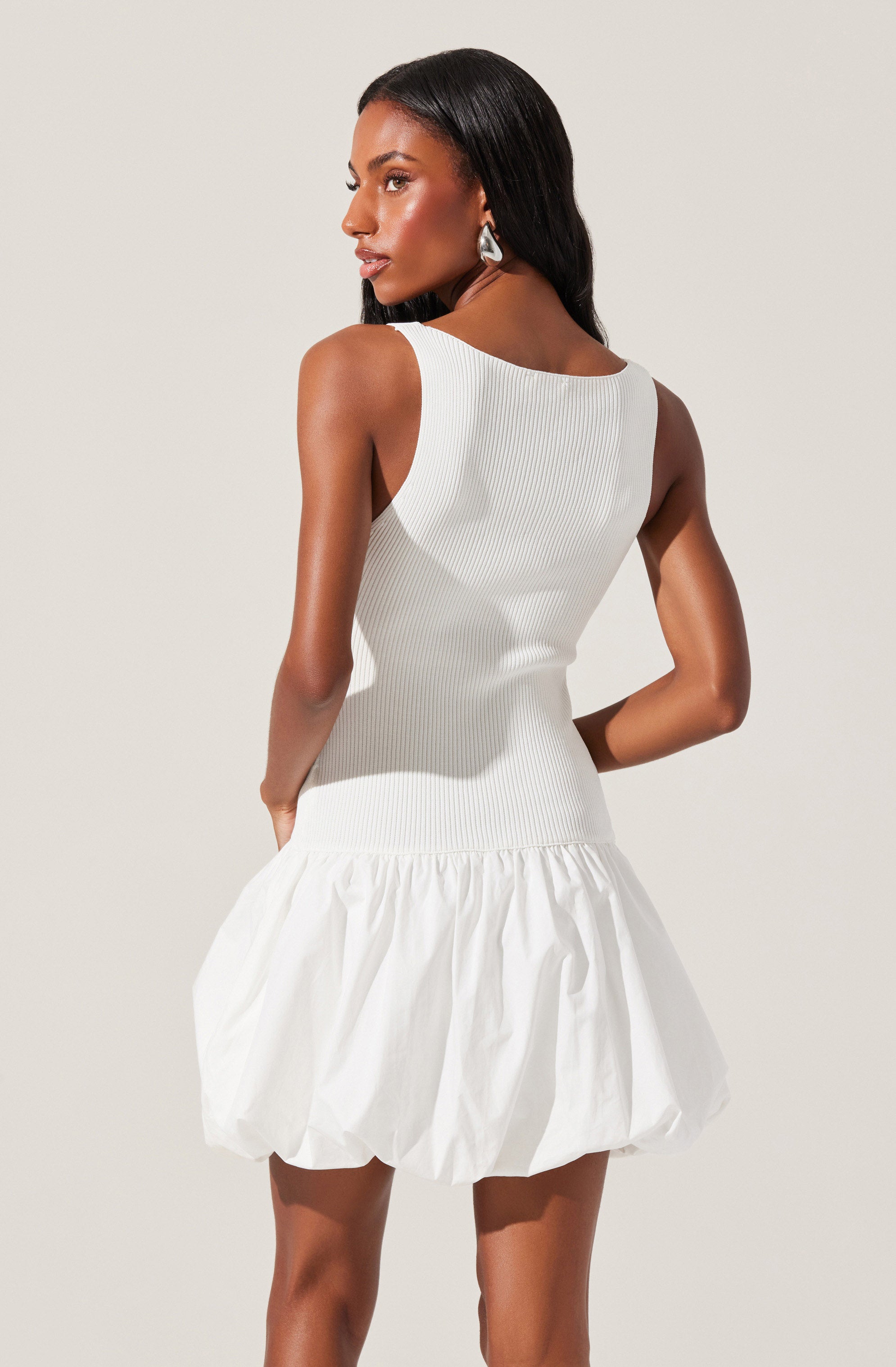 Nettie Bubble Hem Sweater Dress