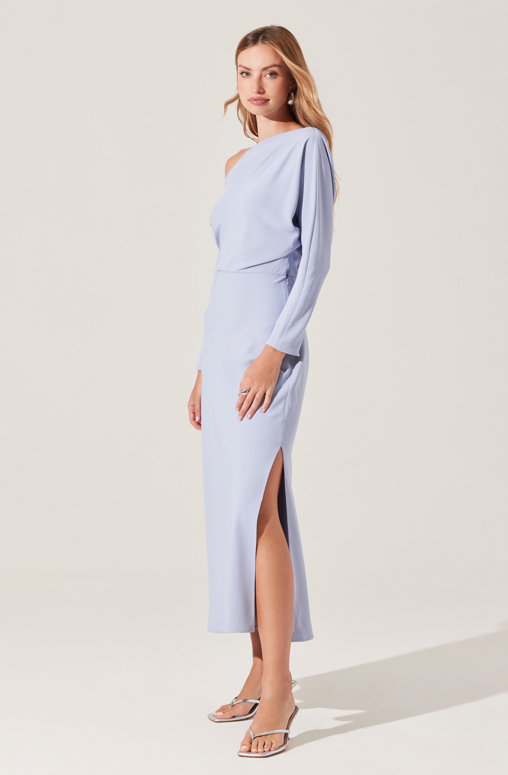 Naida Off Shoulder Midi Dress