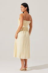 Sunny Pleated Midi Dress