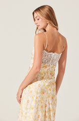 Ivanna Floral Lace Maxi Dress