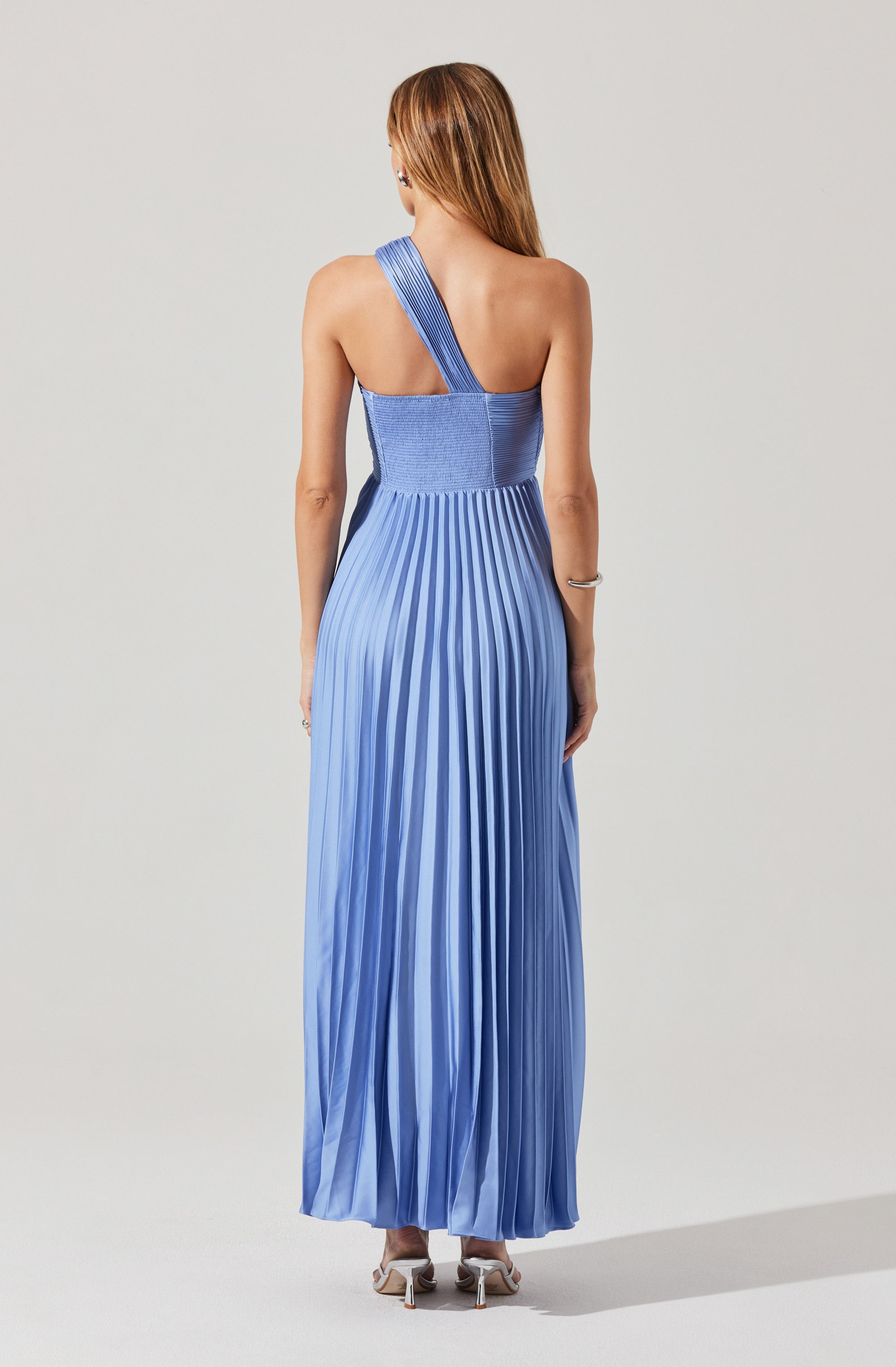 Rasya Pleated Maxi Dress