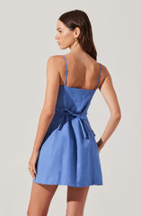 Azria Button-Front Wrap Dress