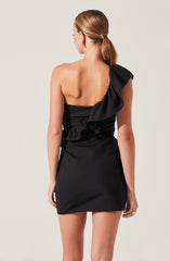 Camilla Ruffle One Shoulder Dress