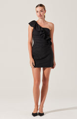 Camilla Ruffle One Shoulder Dress