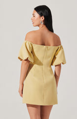Biviana Off Shoulder Mini Dress