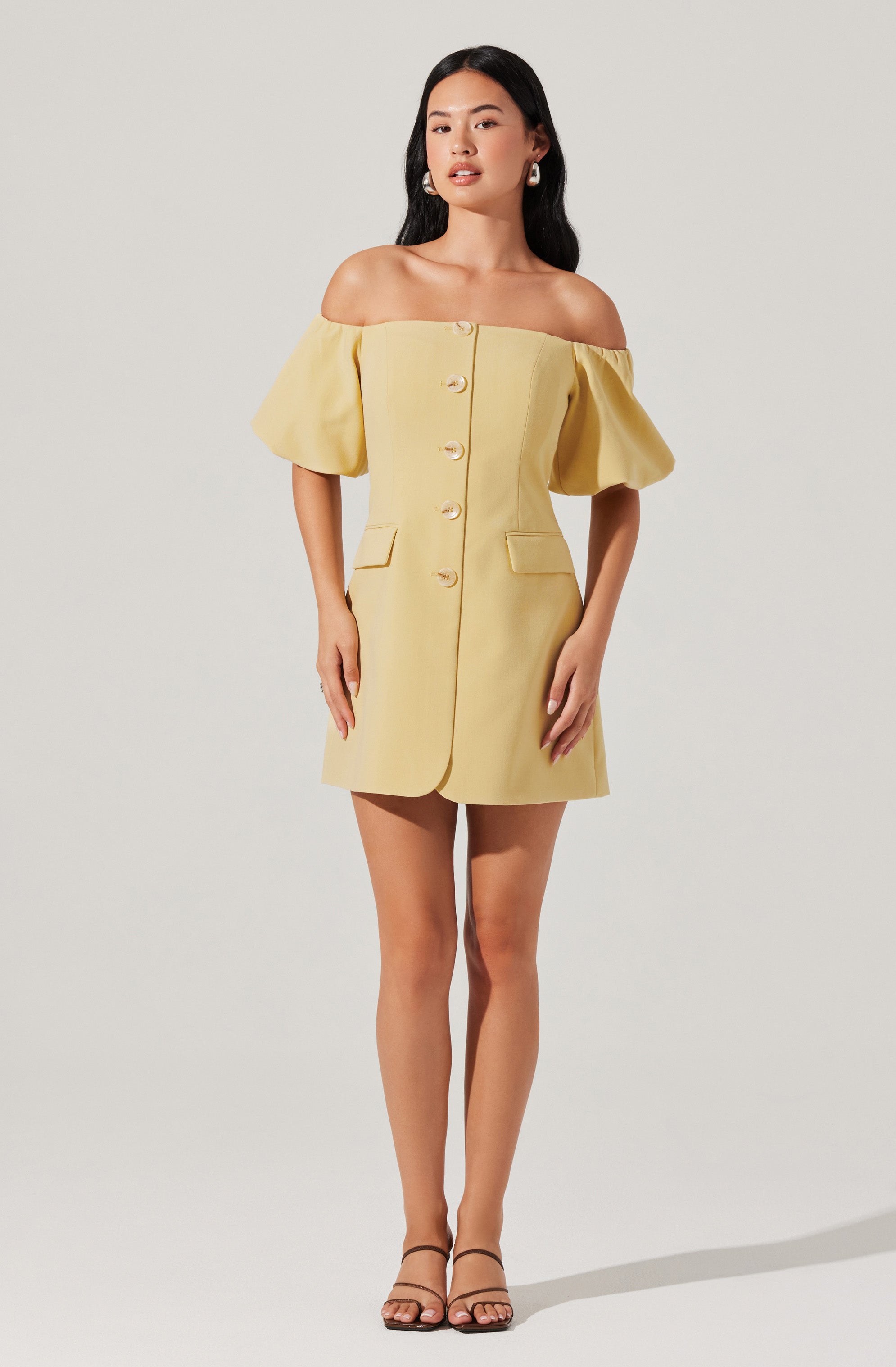 Biviana Off Shoulder Mini Dress