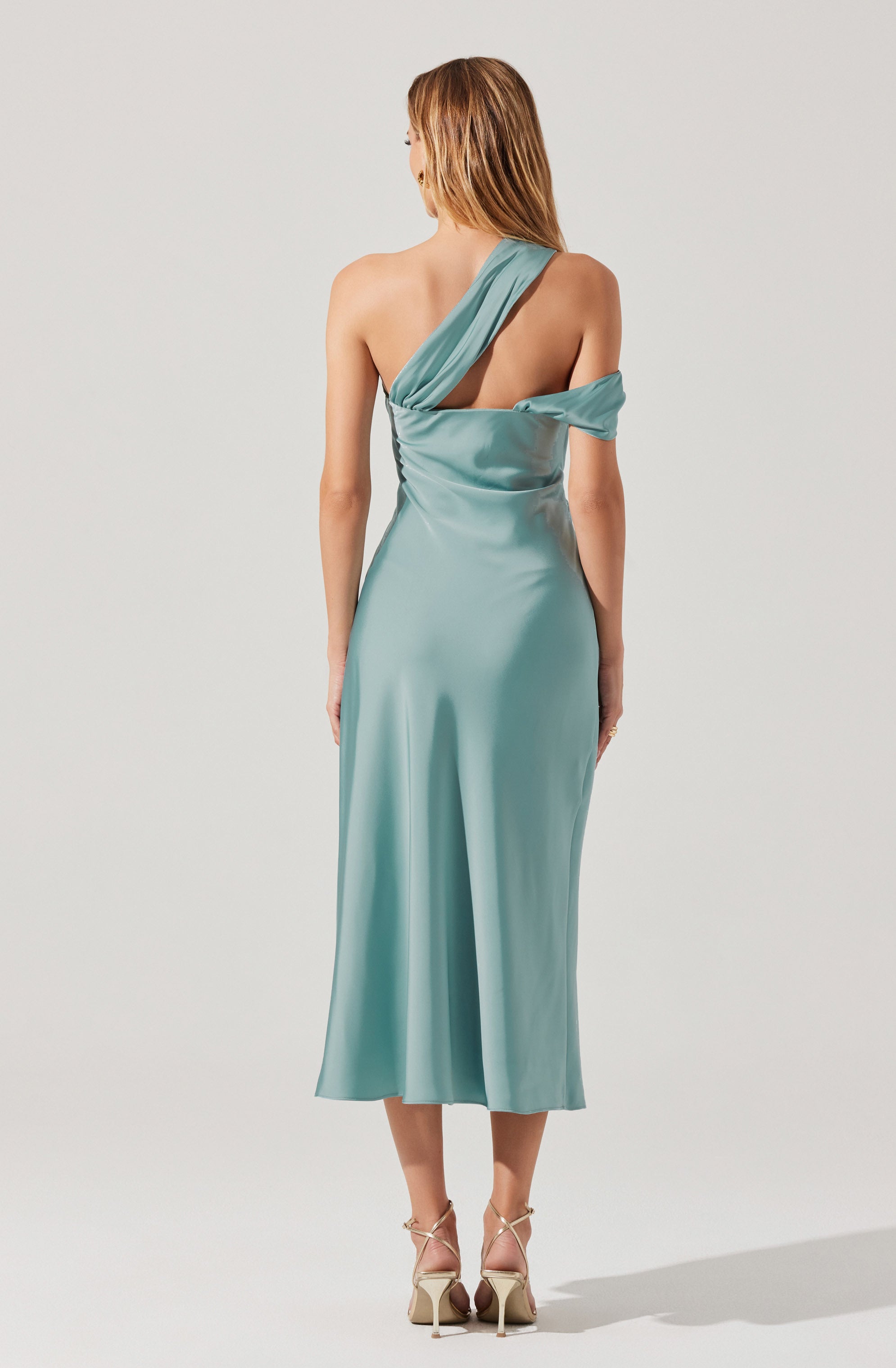 Cersei One Shoulder Midi Dress