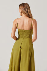 Celina Checkered Midi Dress