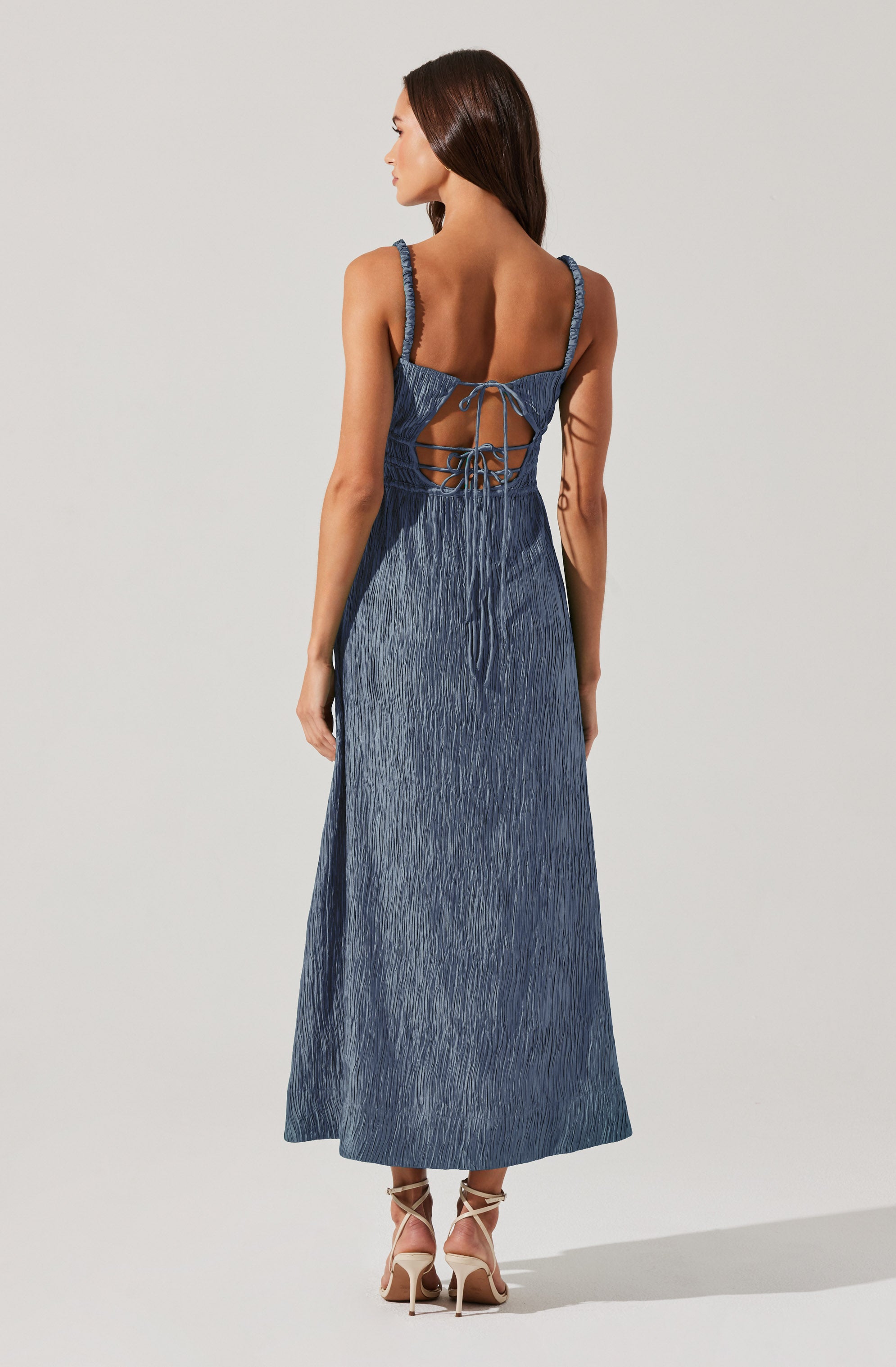 Neelam Smocked Open Back Dress
